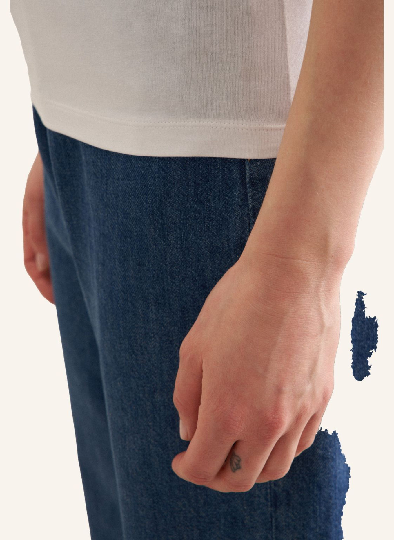 seidensticker Top, T-Shirt: WEISS