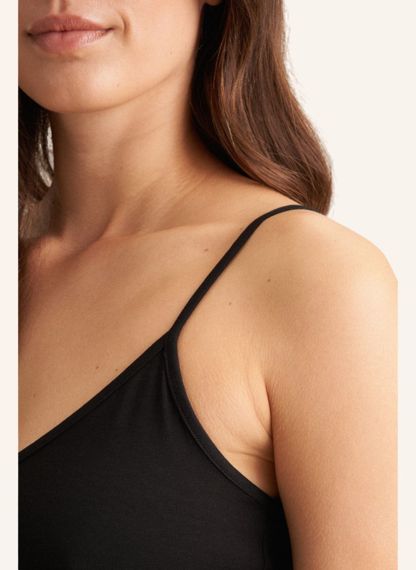 seidensticker Top, T-Shirt: SCHWARZ