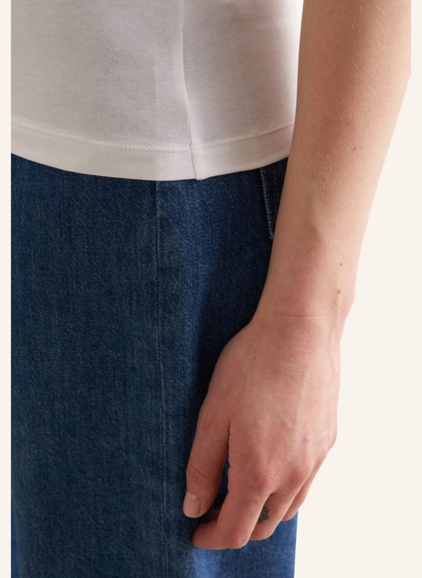 seidensticker Top, Tanktop, T-Shirt: WEISS