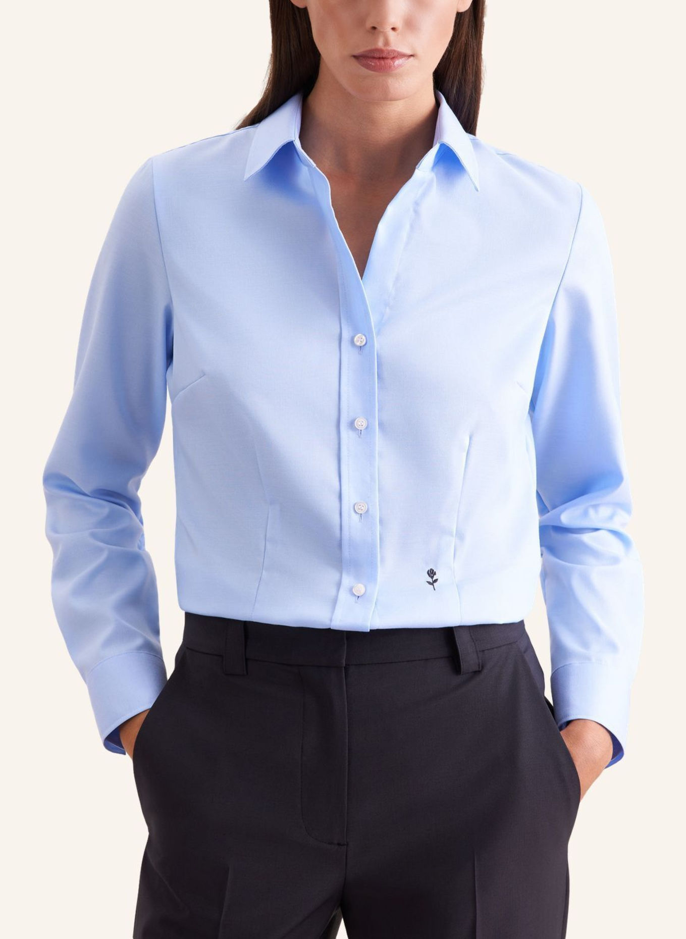 seidensticker Hemdbluse: BLAU