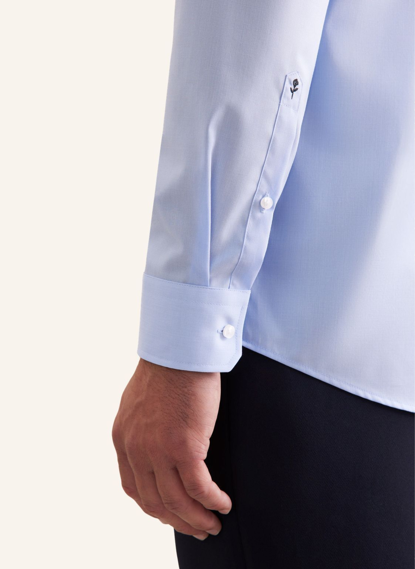 seidensticker Business Hemd Regular Fit: HELLBLAU