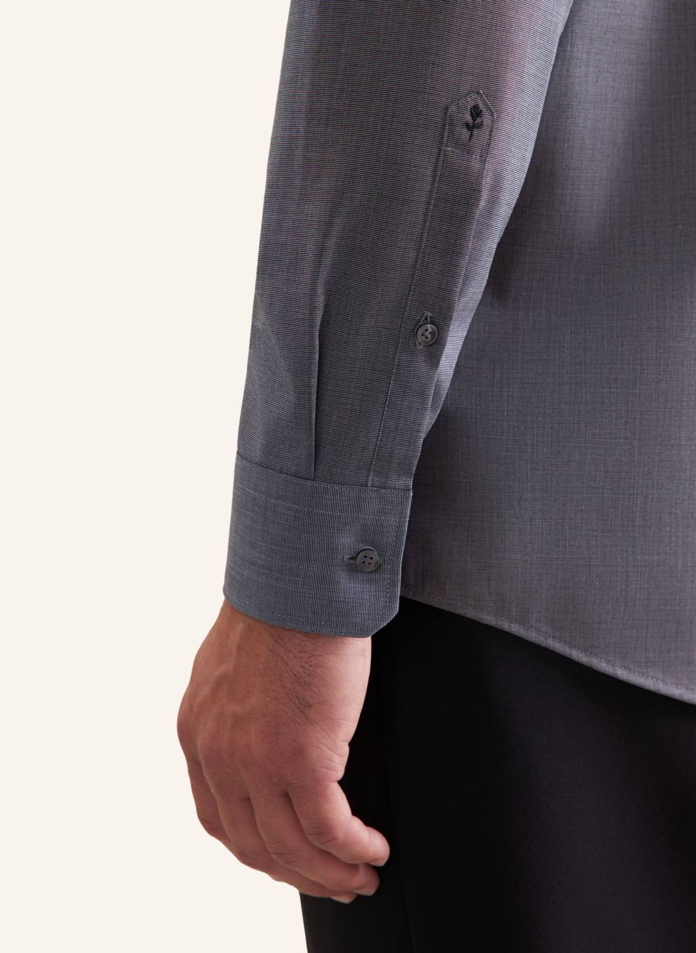 seidensticker Business Hemd Regular Fit: GRAU
