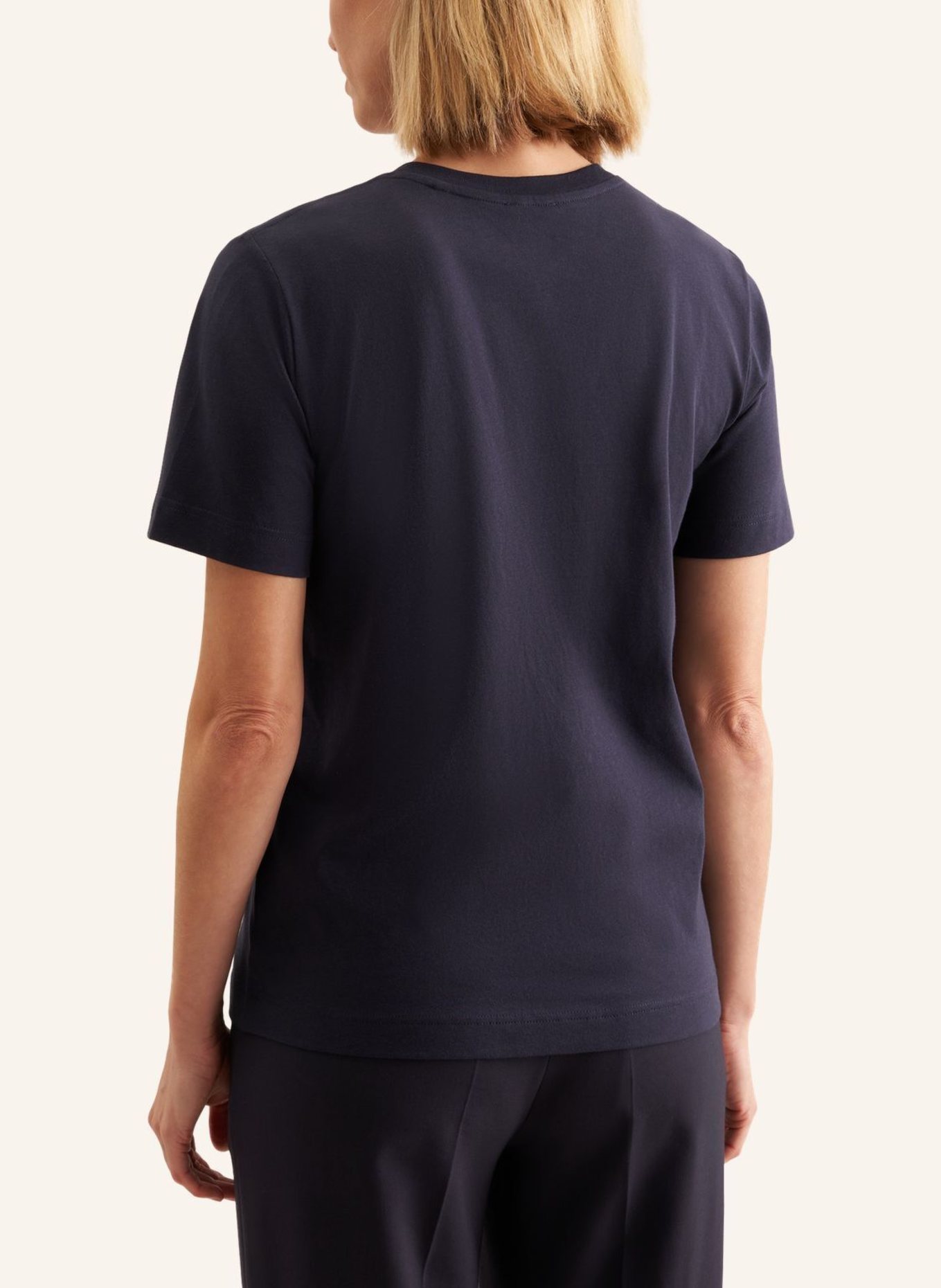 seidensticker T-Shirt: DUNKELBLAU