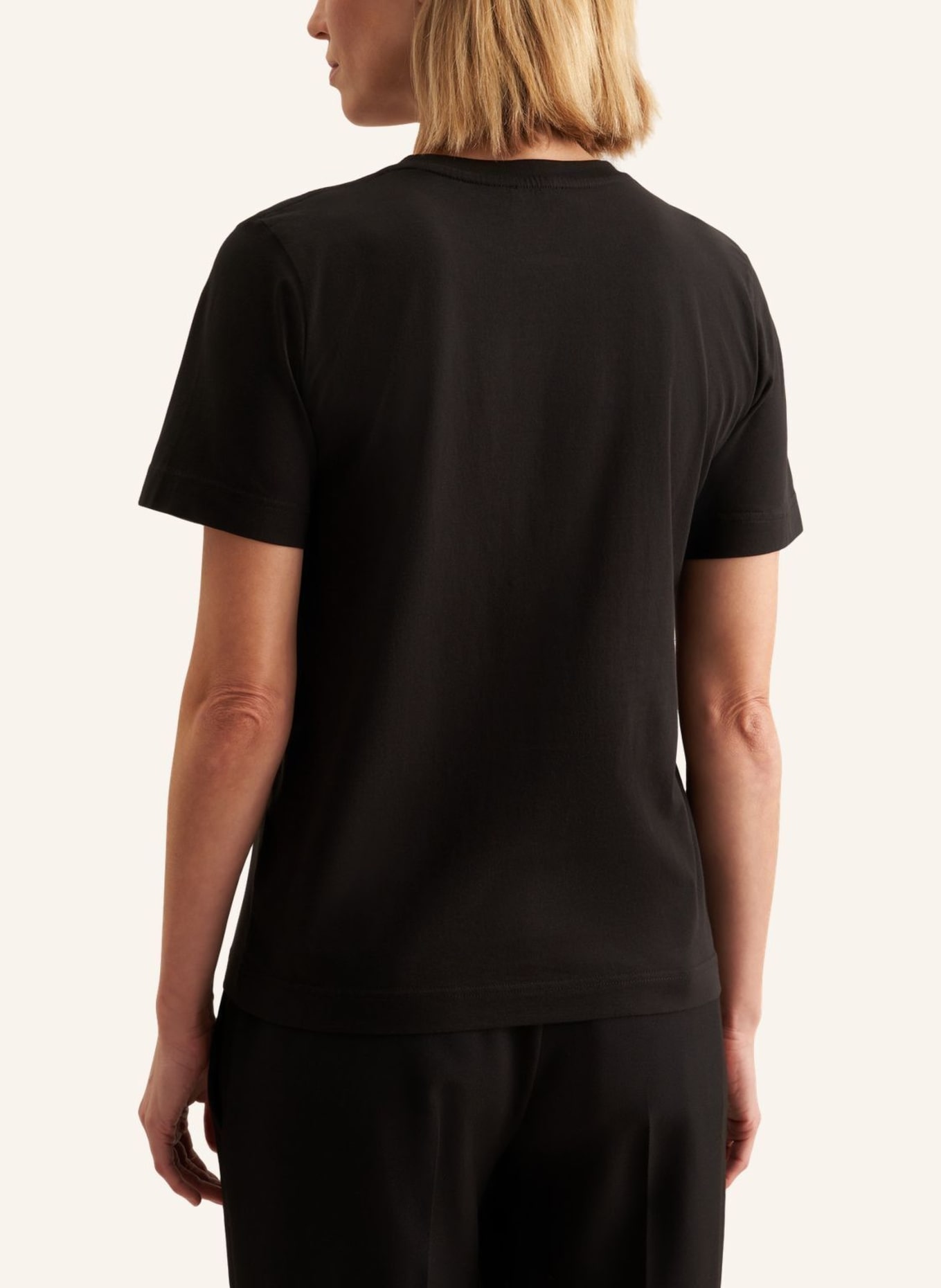 seidensticker T-Shirt: SCHWARZ