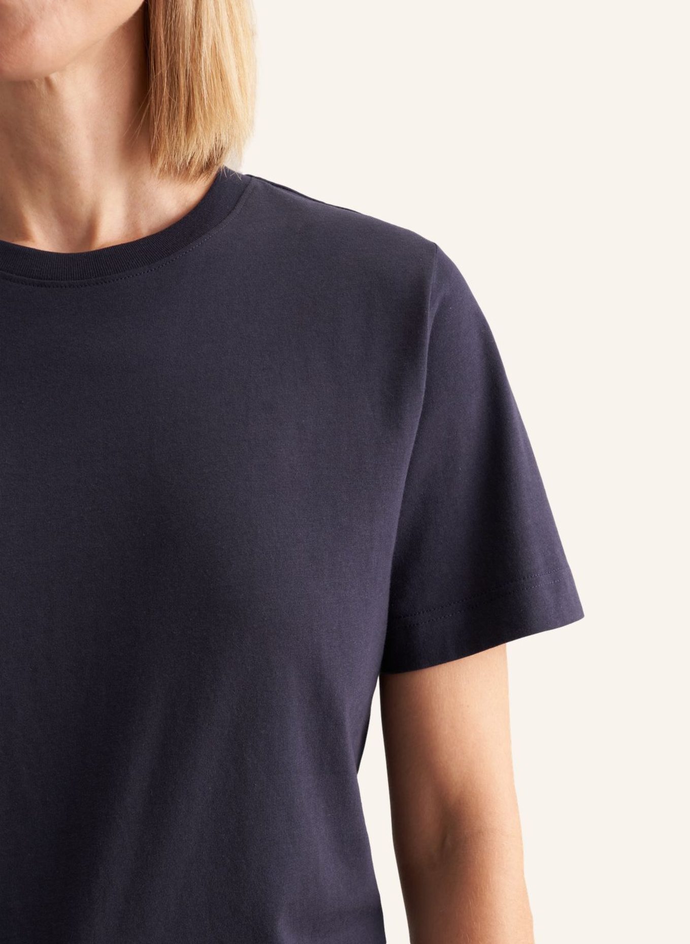 seidensticker T-Shirt: DUNKELBLAU