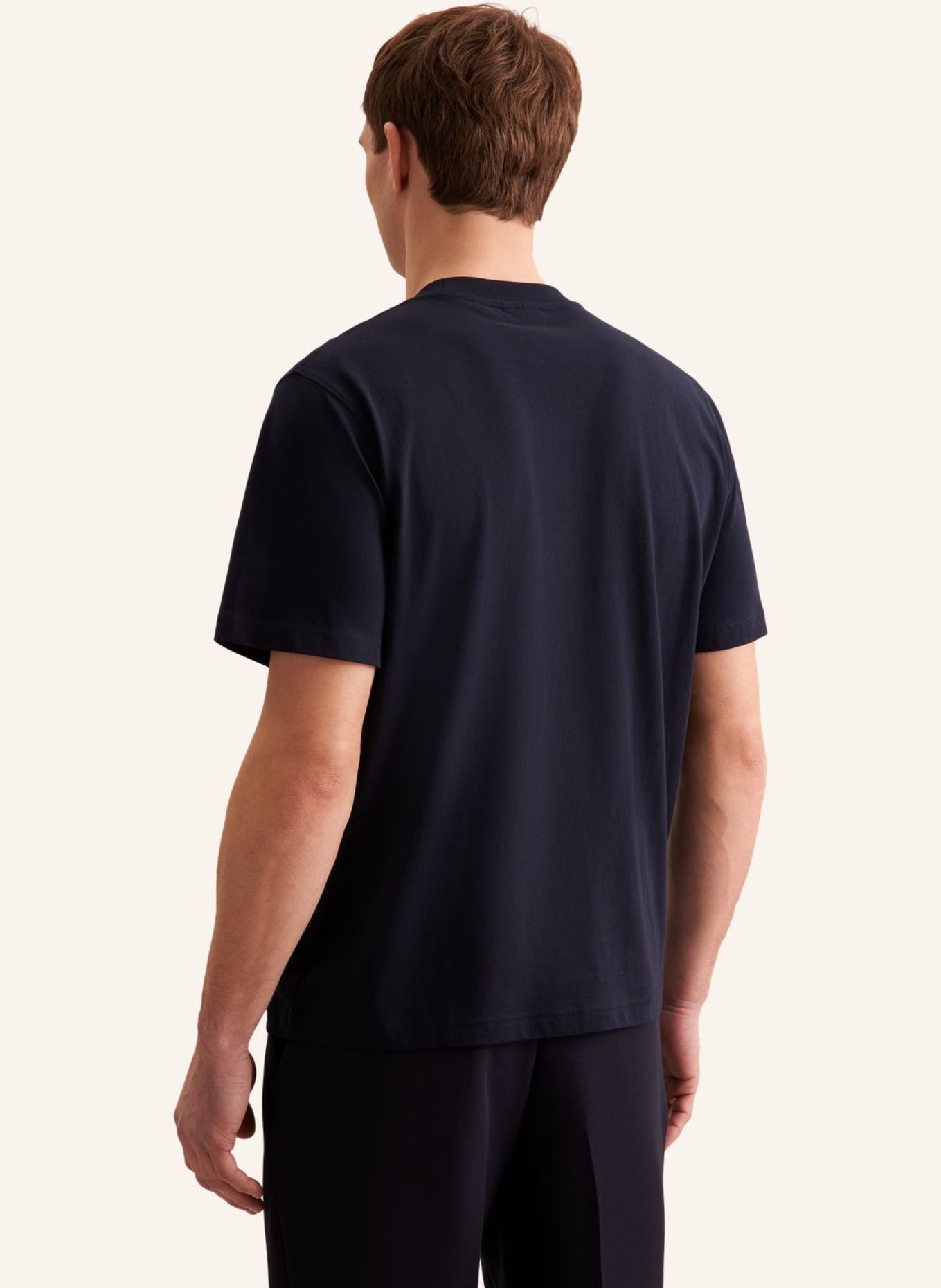 seidensticker T-Shirt Regular Fit: DUNKELBLAU