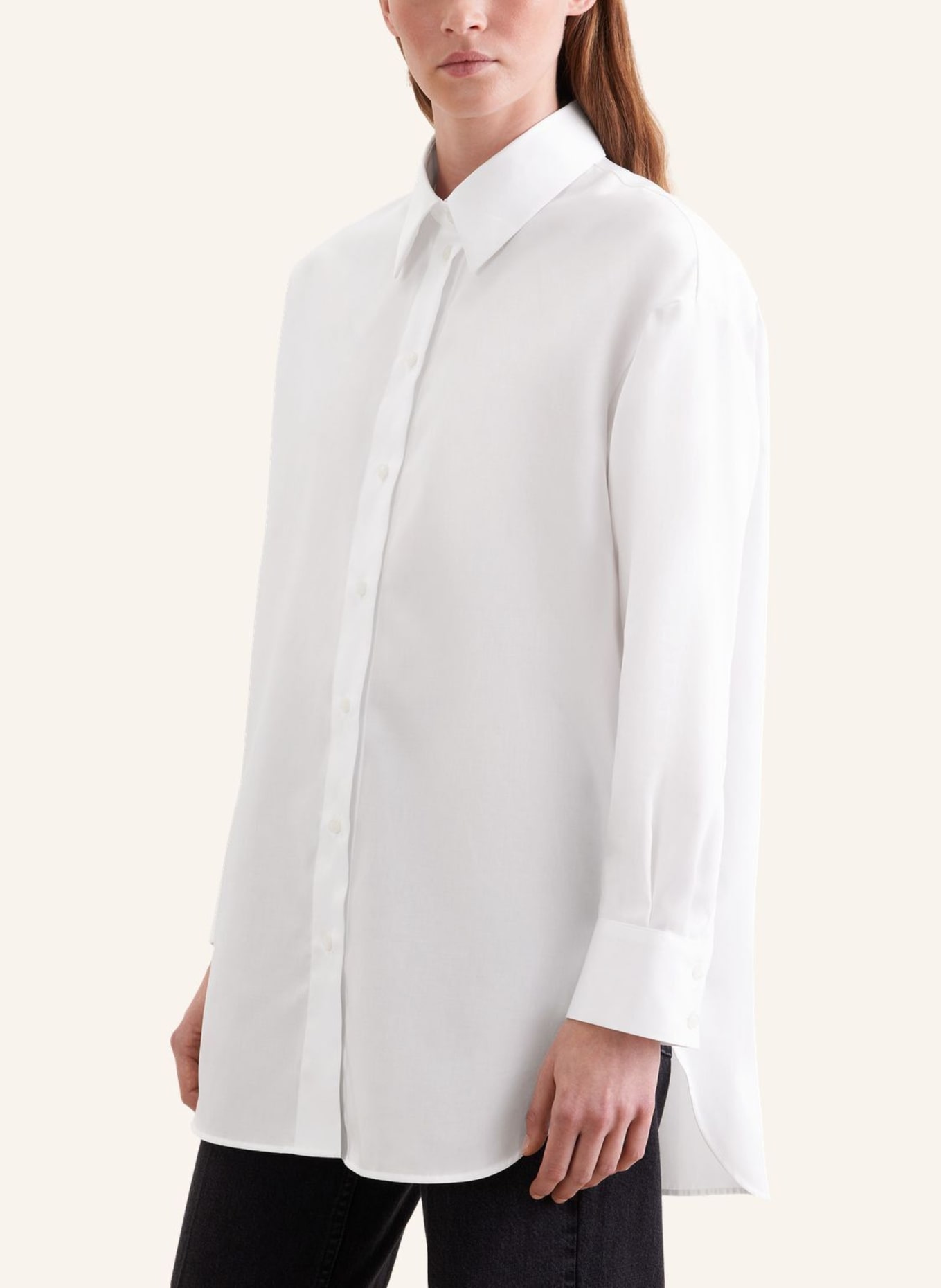 seidensticker Oversizebluse: WEISS