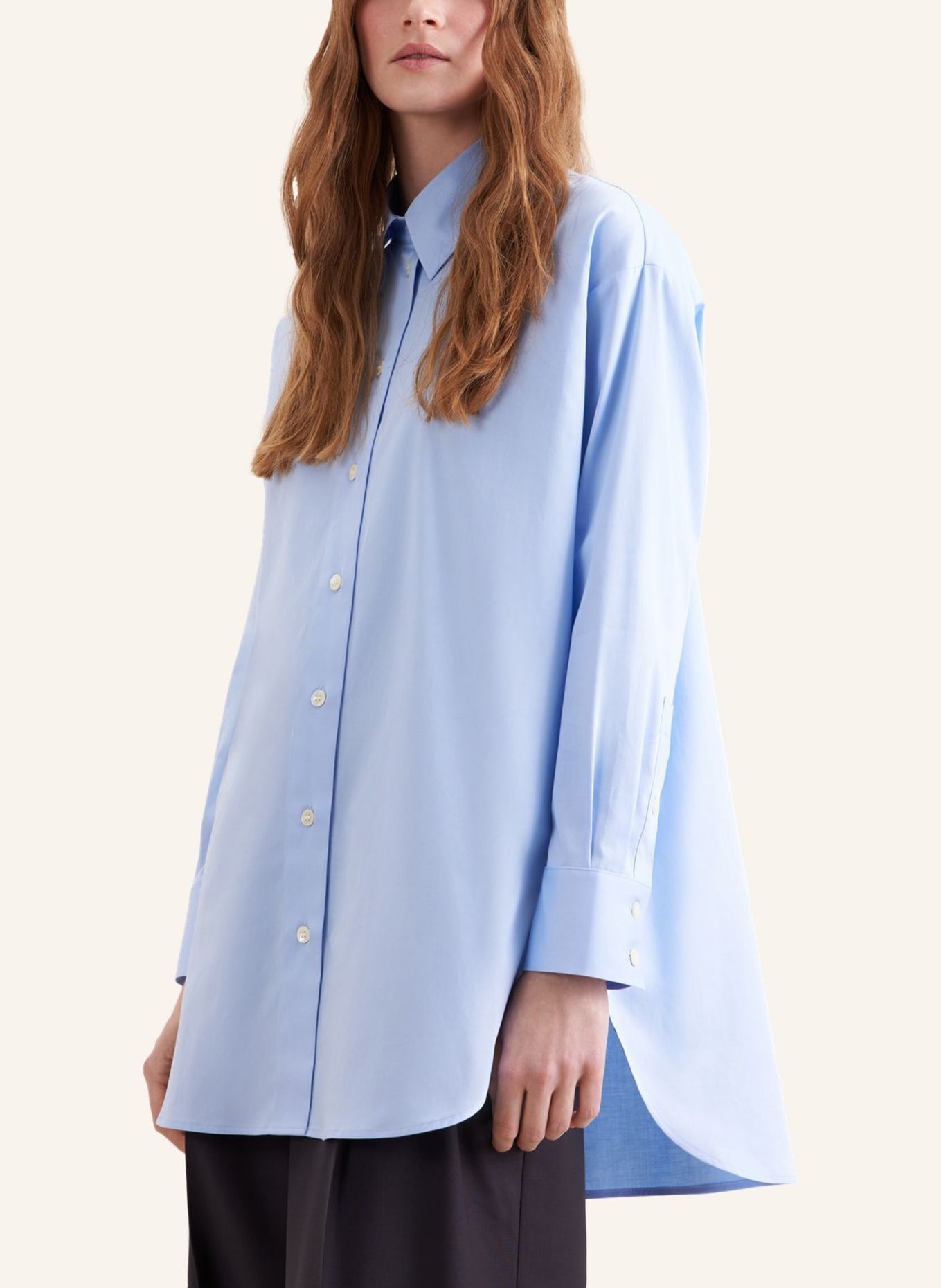 seidensticker Oversizebluse: HELLBLAU