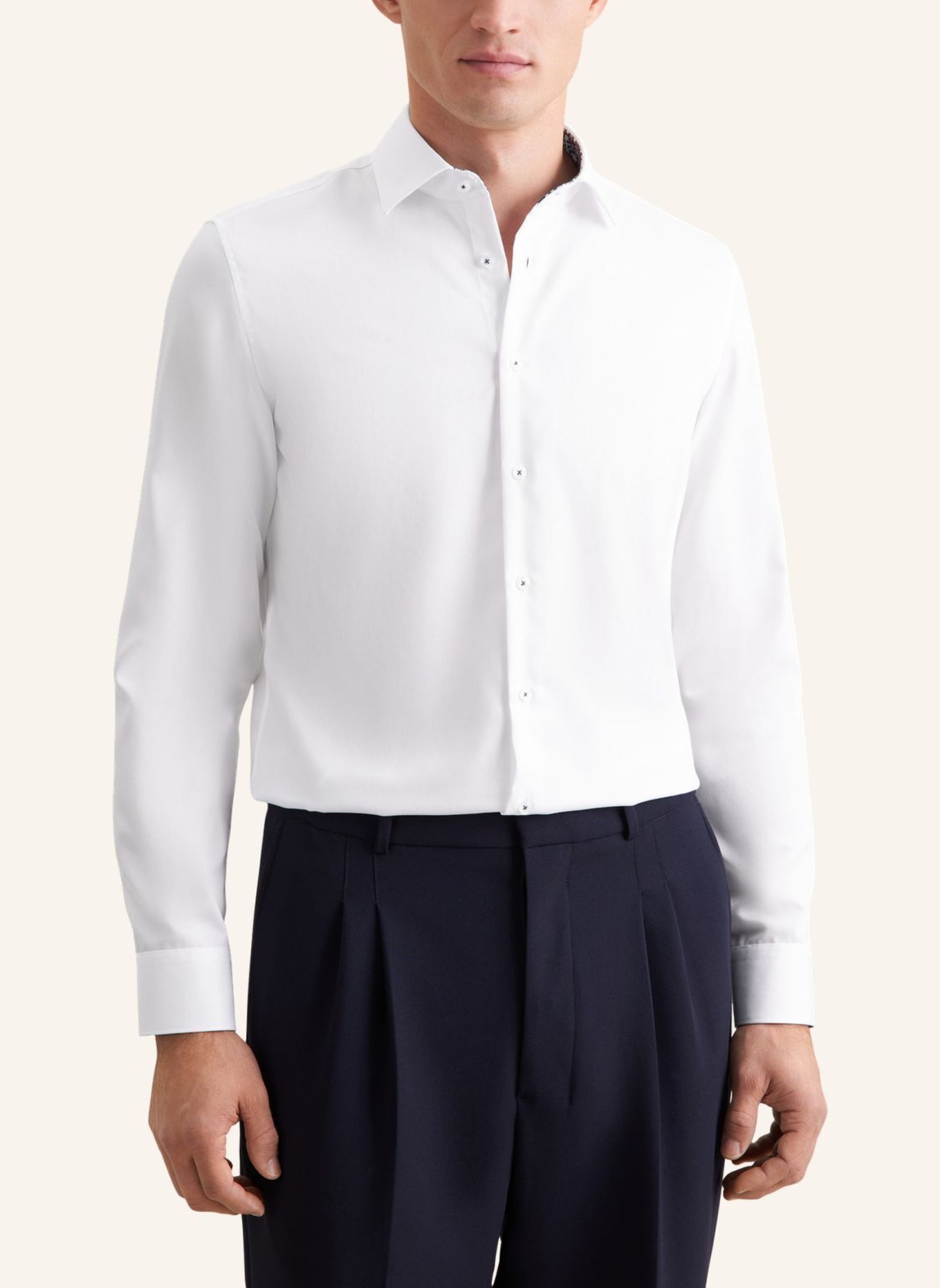 seidensticker Business Hemd Shaped Fit: WEISS