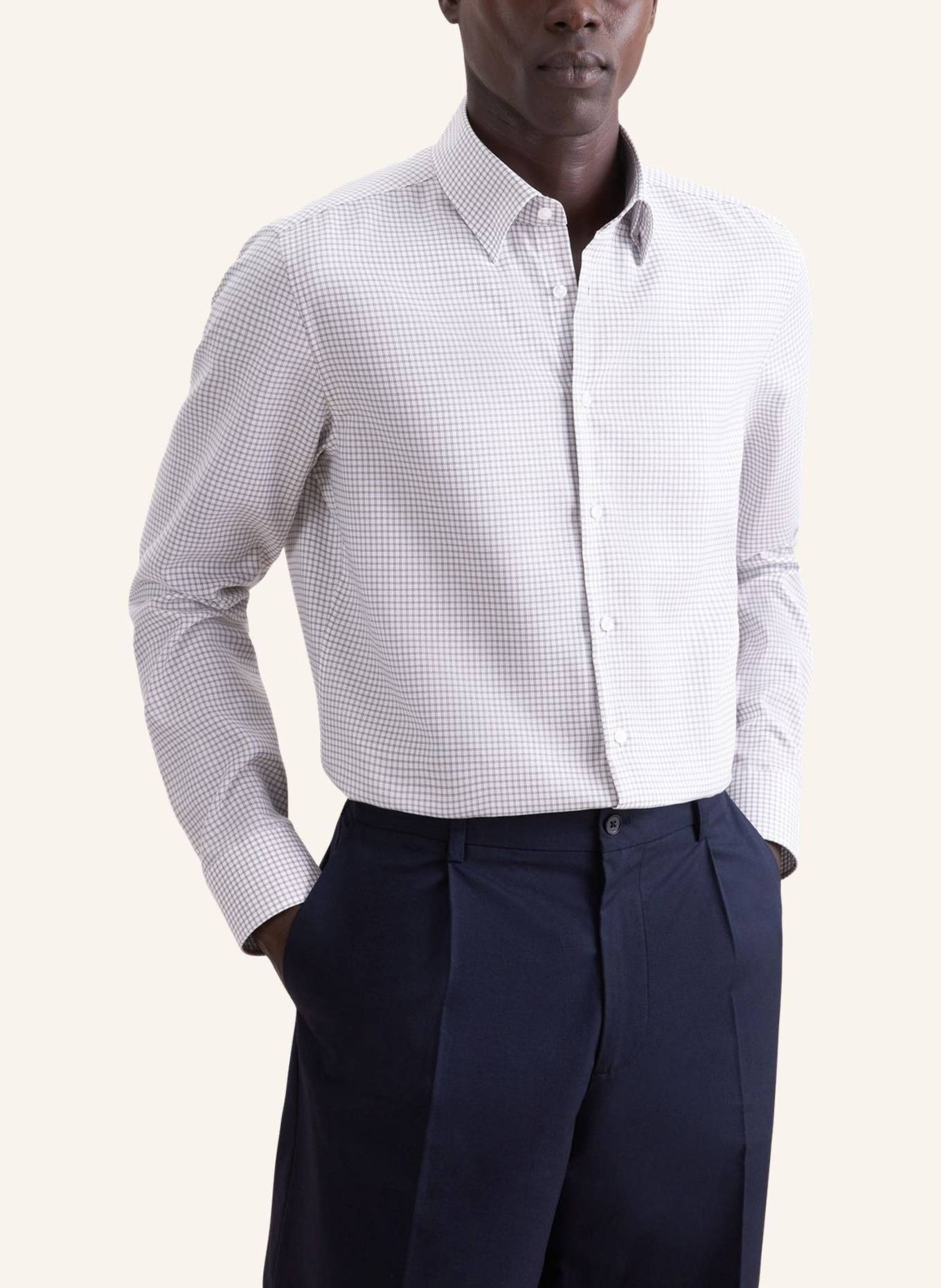 seidensticker Business Hemd Shaped Fit: BEIGE