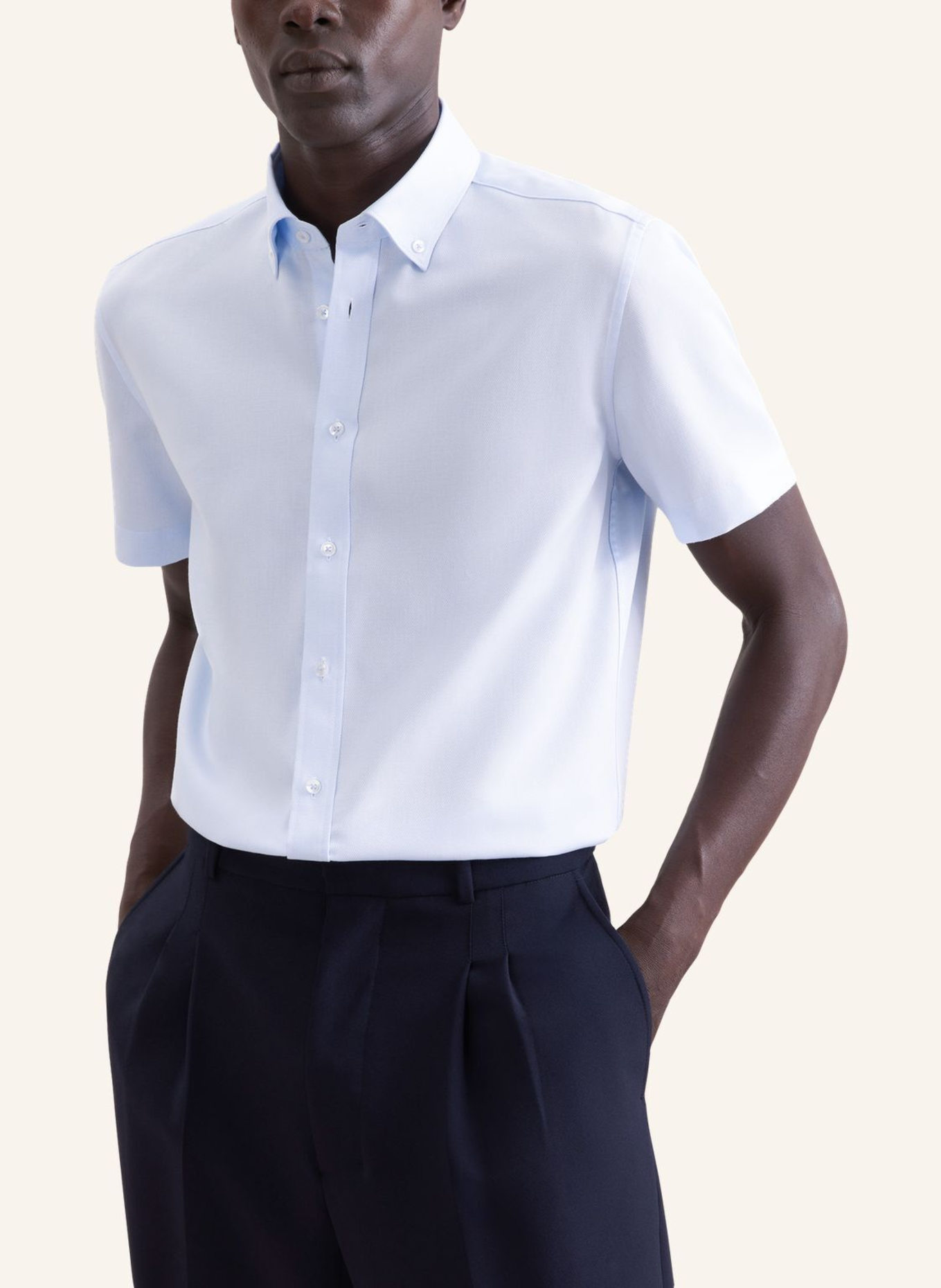 seidensticker Business Hemd Slim Fit: HELLBLAU