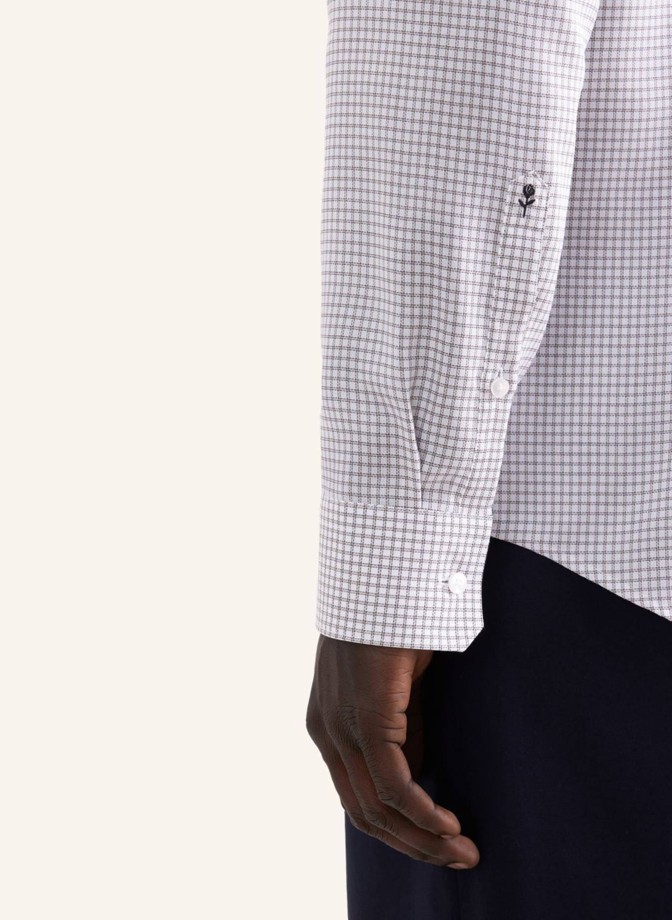 seidensticker Business Hemd Shaped Fit: BEIGE