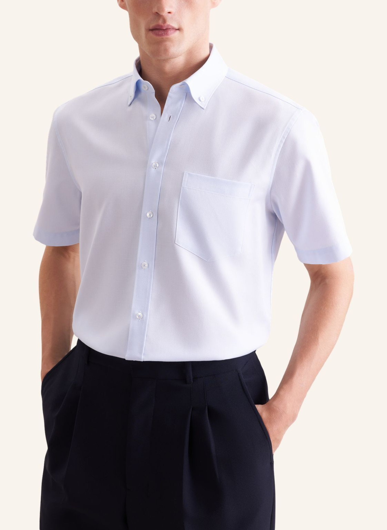 seidensticker Business Hemd Comfort Fit: HELLBLAU