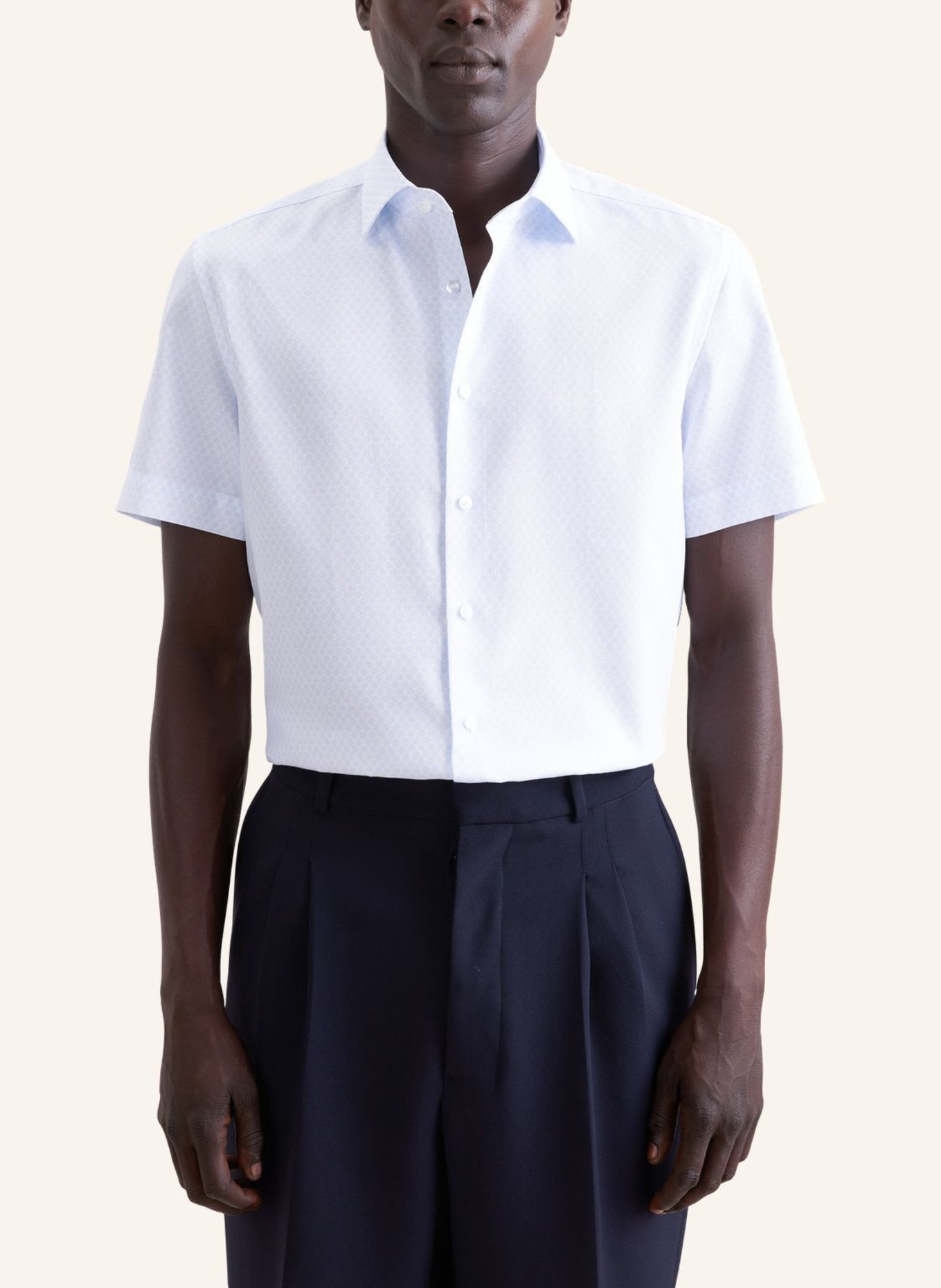 seidensticker Business Hemd Shaped Fit: HELLBLAU