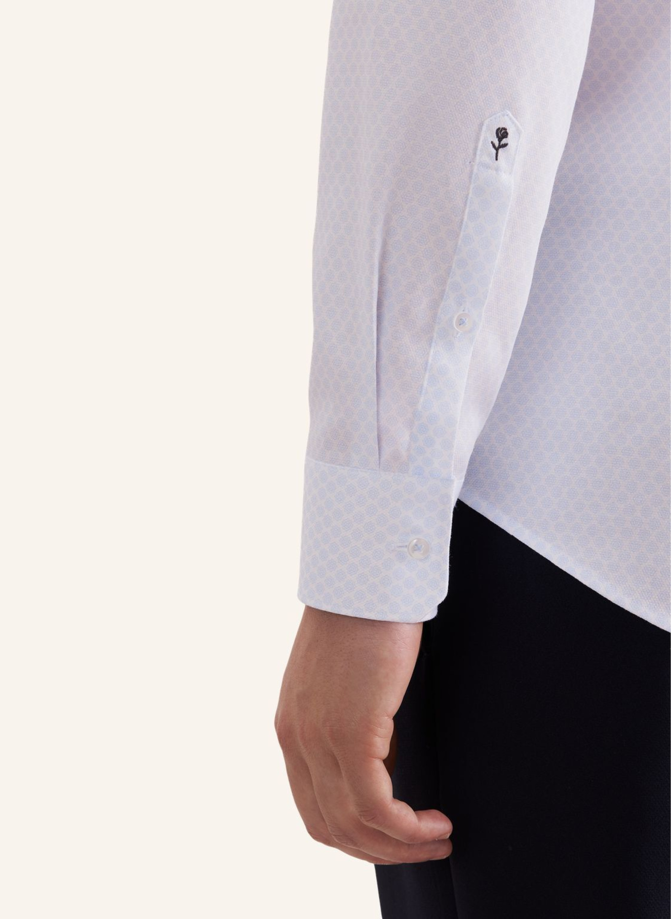 seidensticker Business Hemd Shaped Fit: HELLBLAU