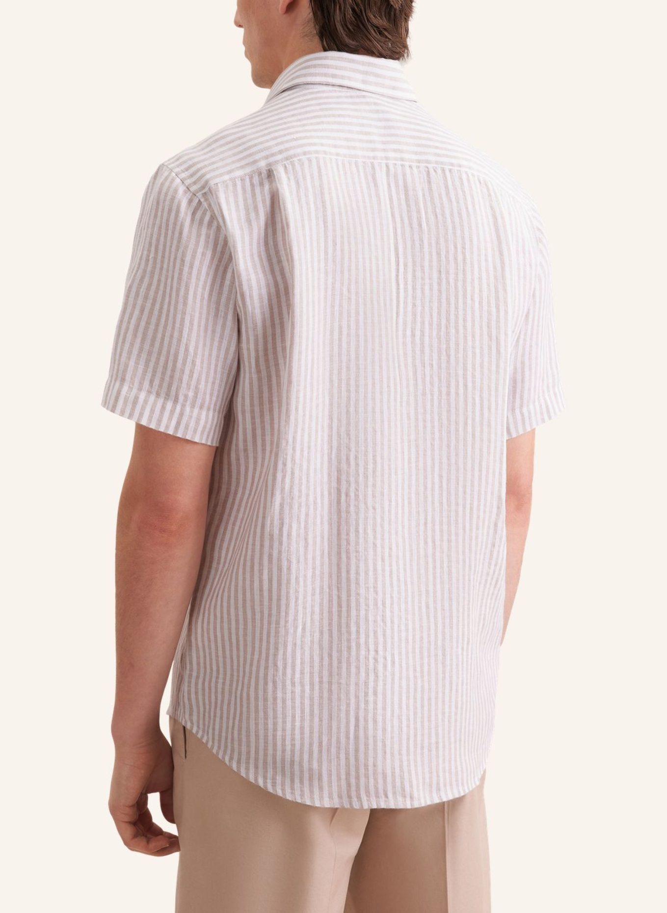 seidensticker Leinenhemd Regular Fit: BEIGE