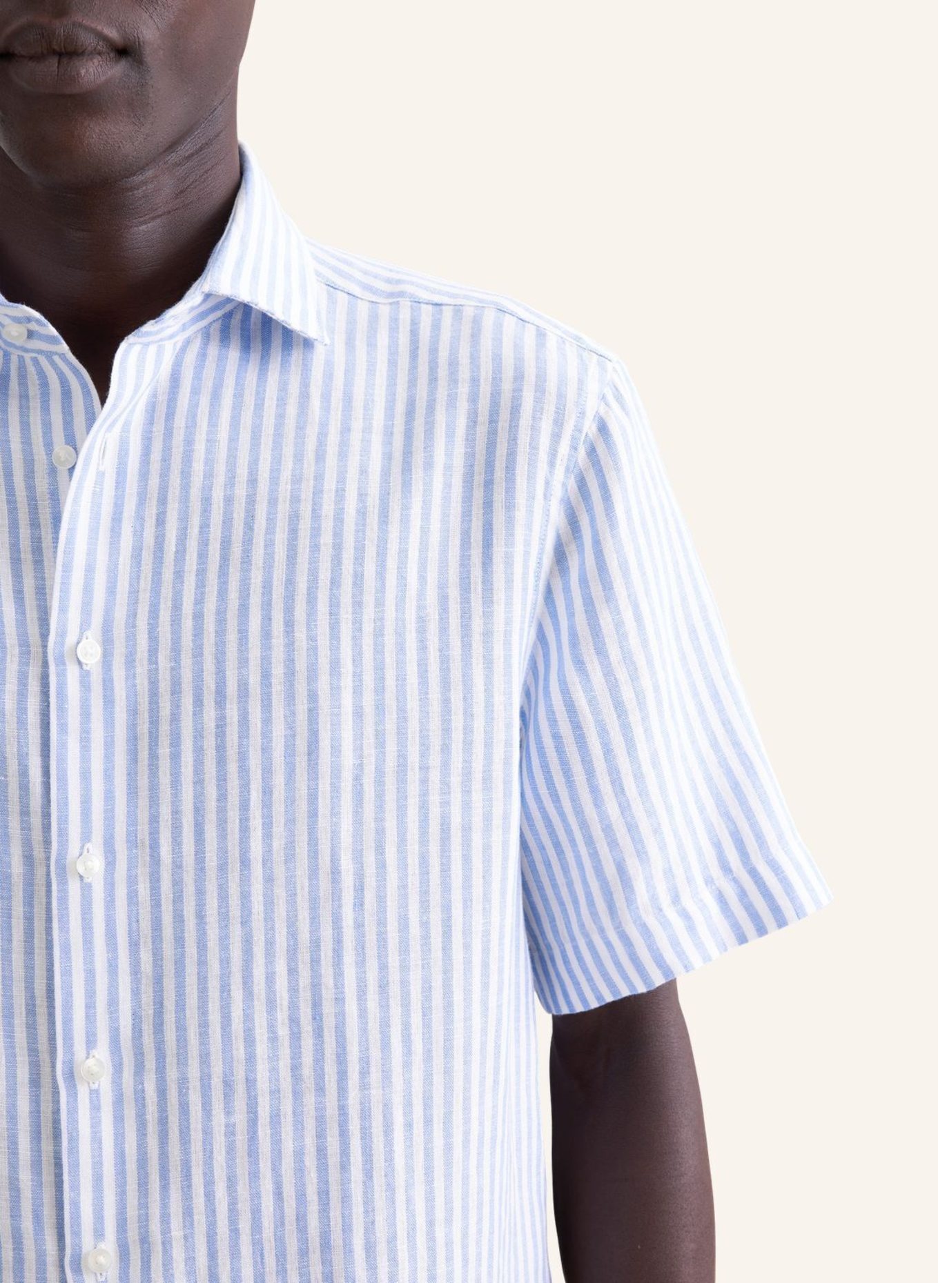 seidensticker Leinenhemd Regular Fit: BLAU