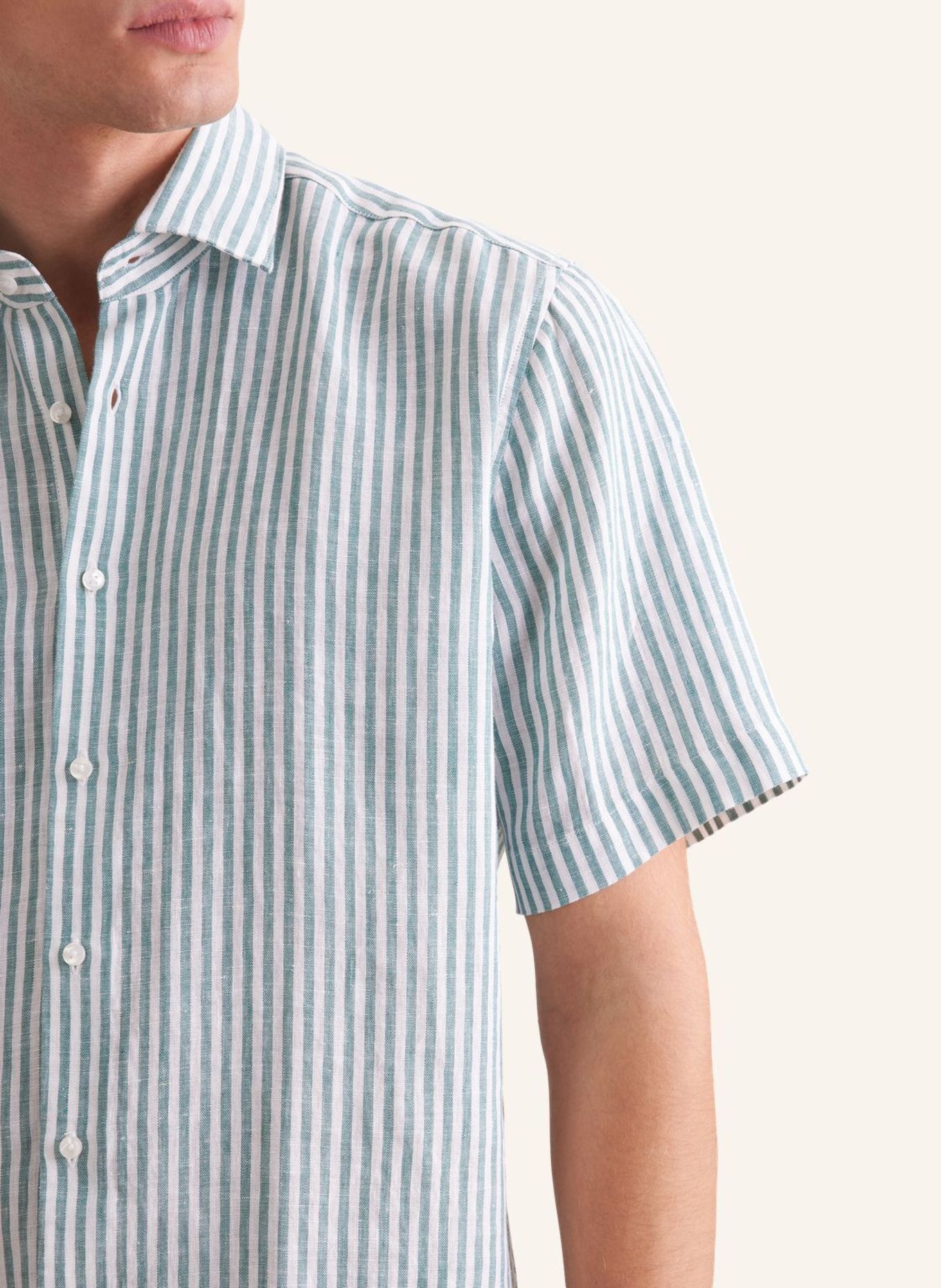 seidensticker Leinenhemd Regular Fit: TÜRKIS