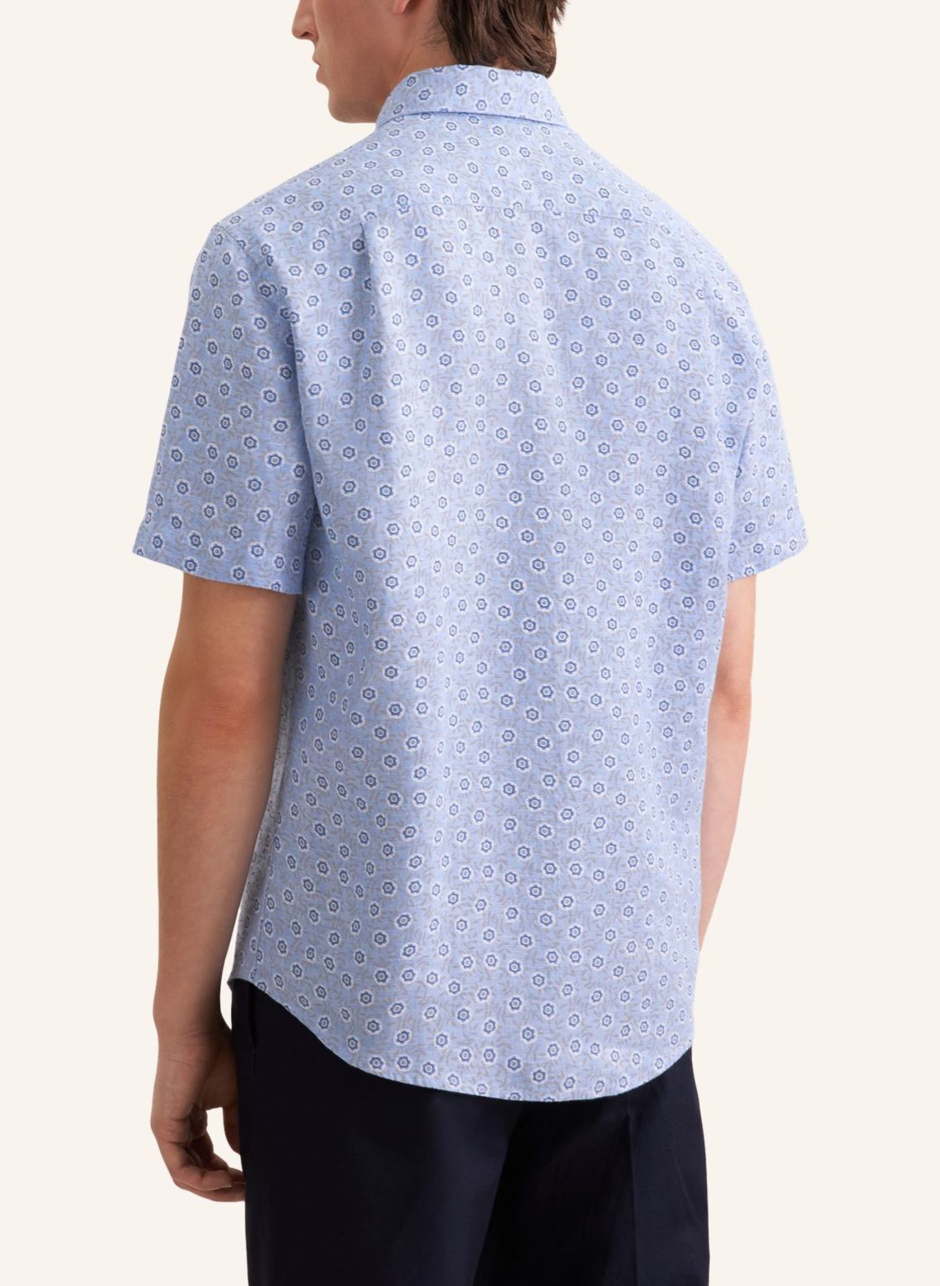 seidensticker Leinenhemd Regular Fit: BLAU