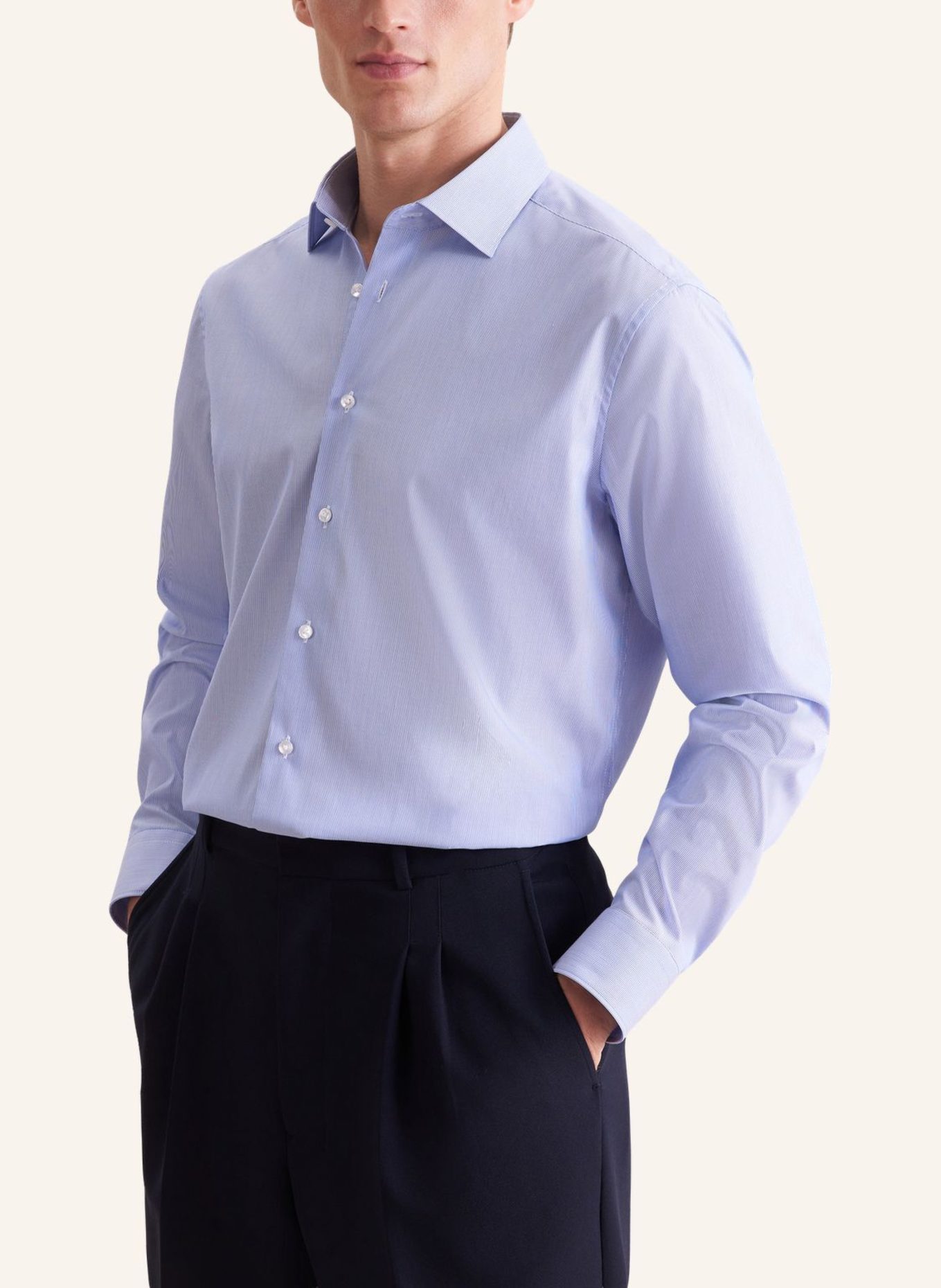 seidensticker Business Hemd Regular Fit: BLAU