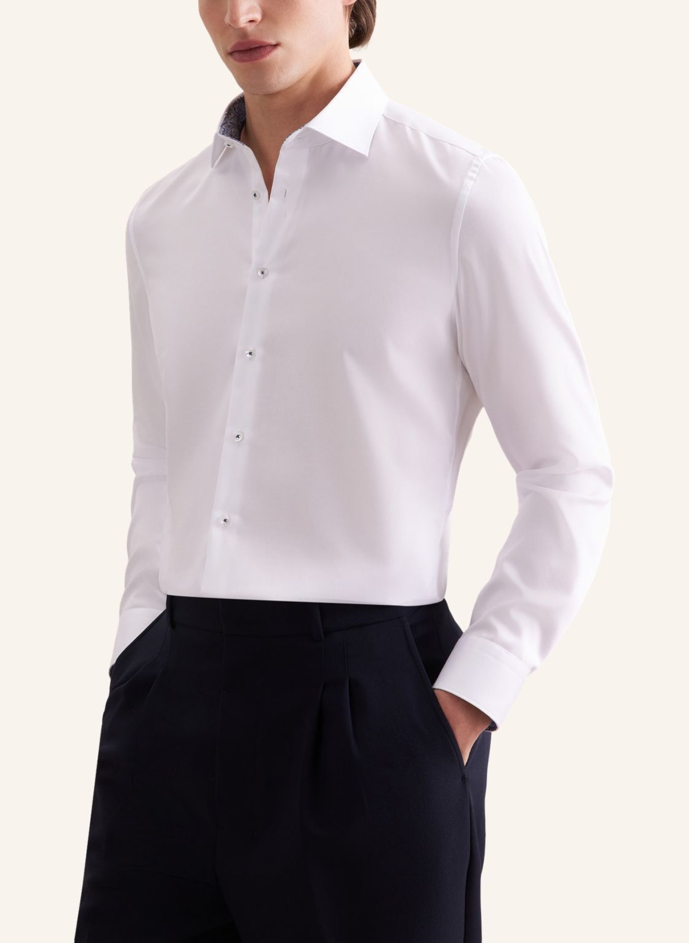 seidensticker Business Hemd Shaped Fit: WEISS
