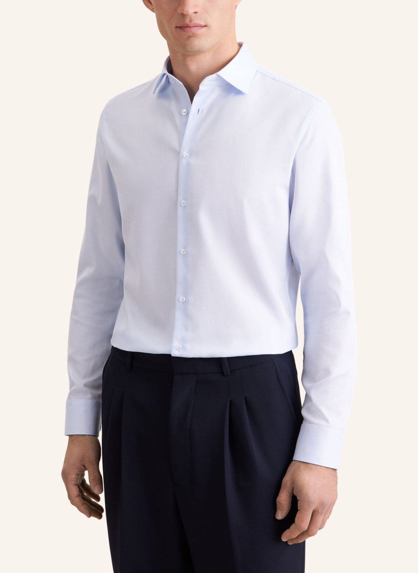 seidensticker Business Hemd Shaped Fit: HELLBLAU