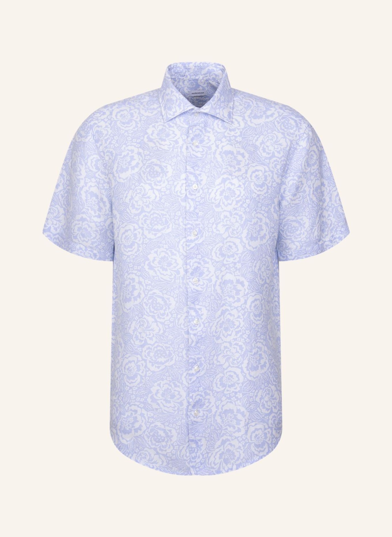 seidensticker Leinenhemd Regular Fit: HELLBLAU