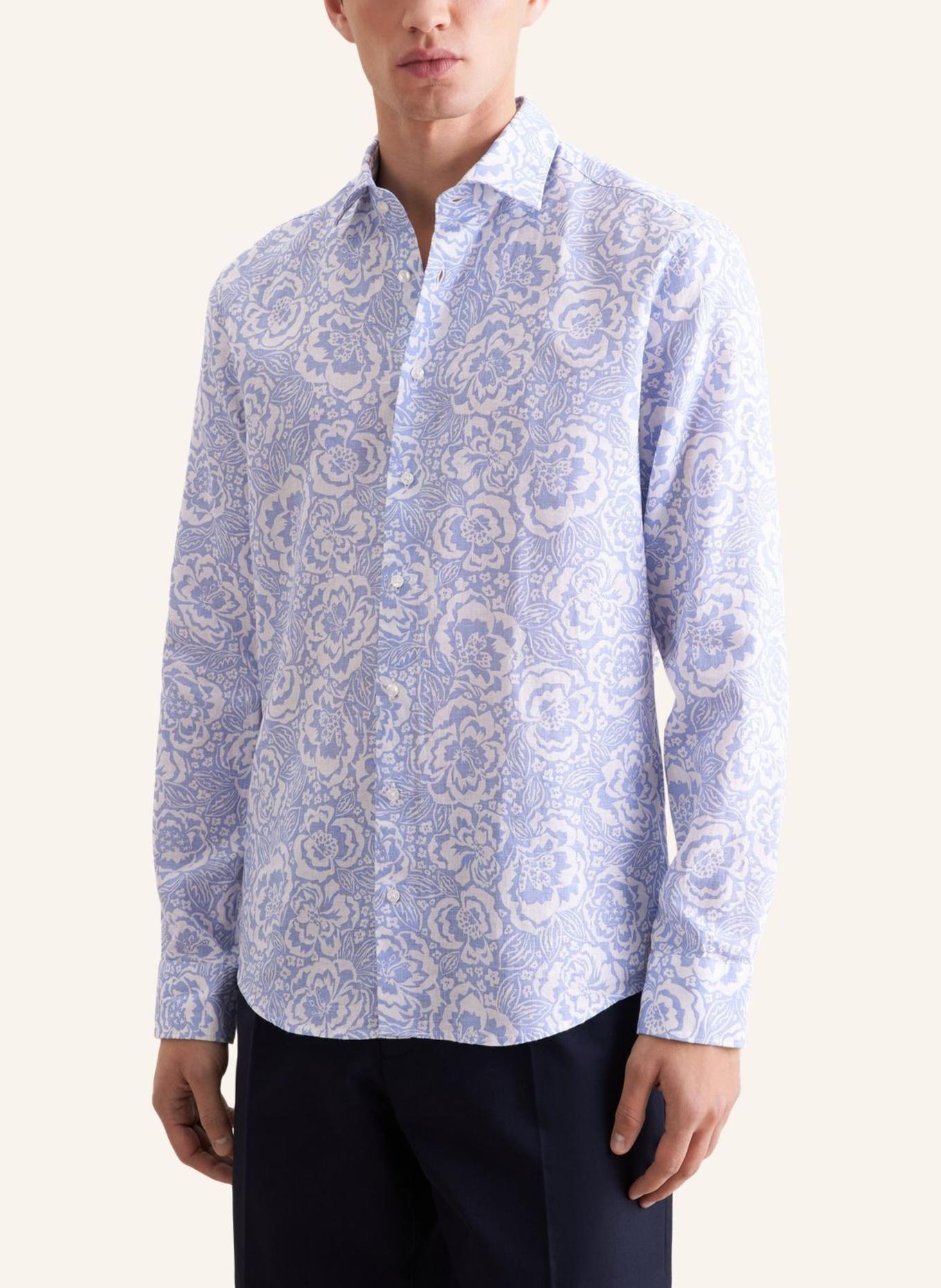 seidensticker Leinenhemd Regular Fit: HELLBLAU