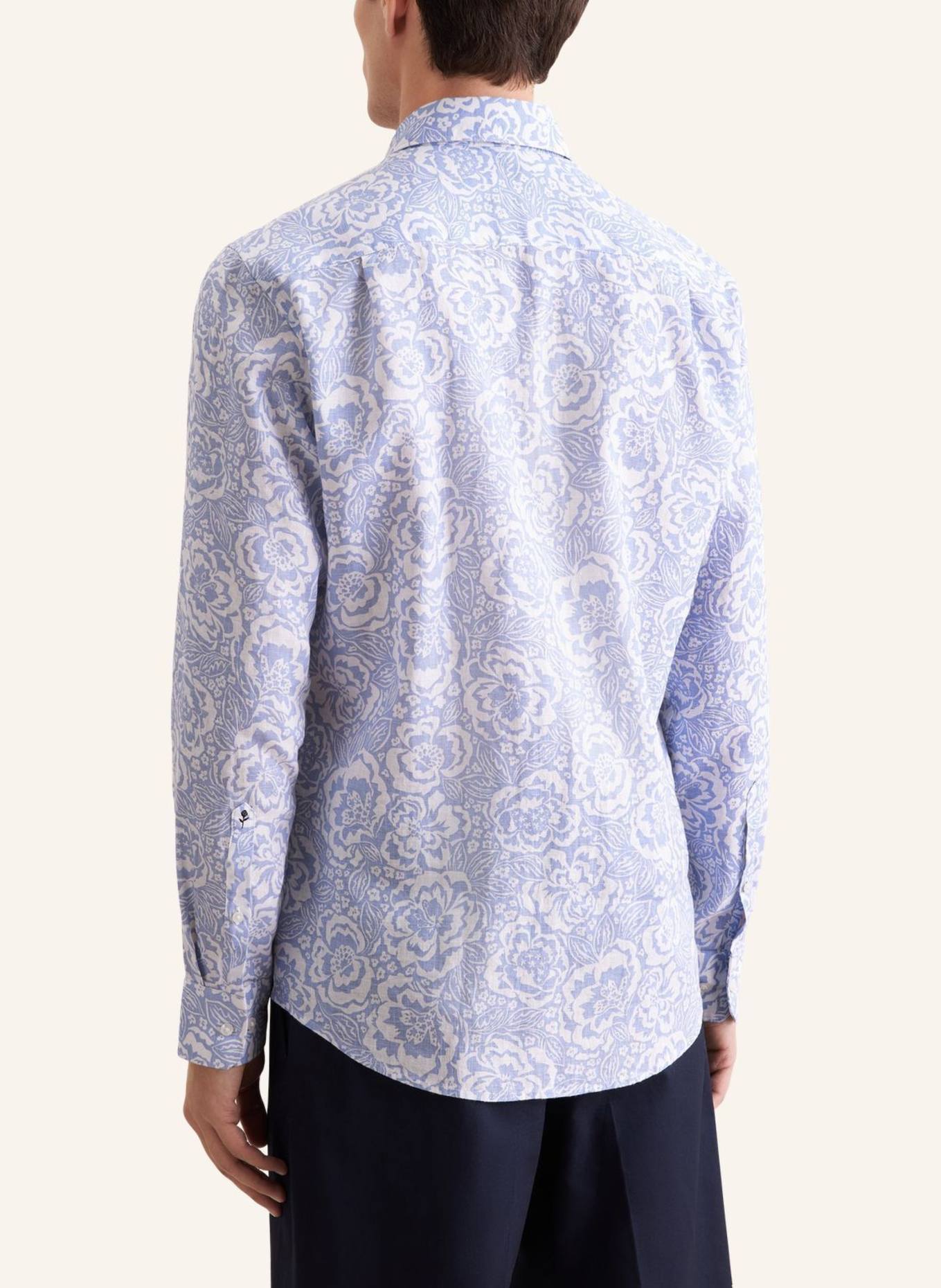 seidensticker Leinenhemd Regular Fit: HELLBLAU