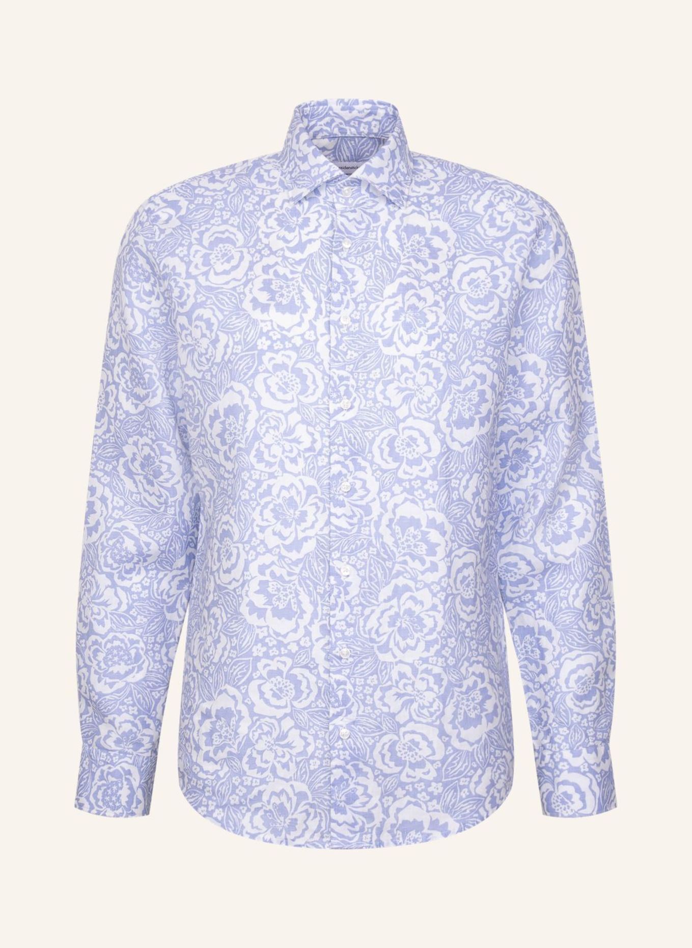 seidensticker Leinenhemd Regular Fit: HELLBLAU