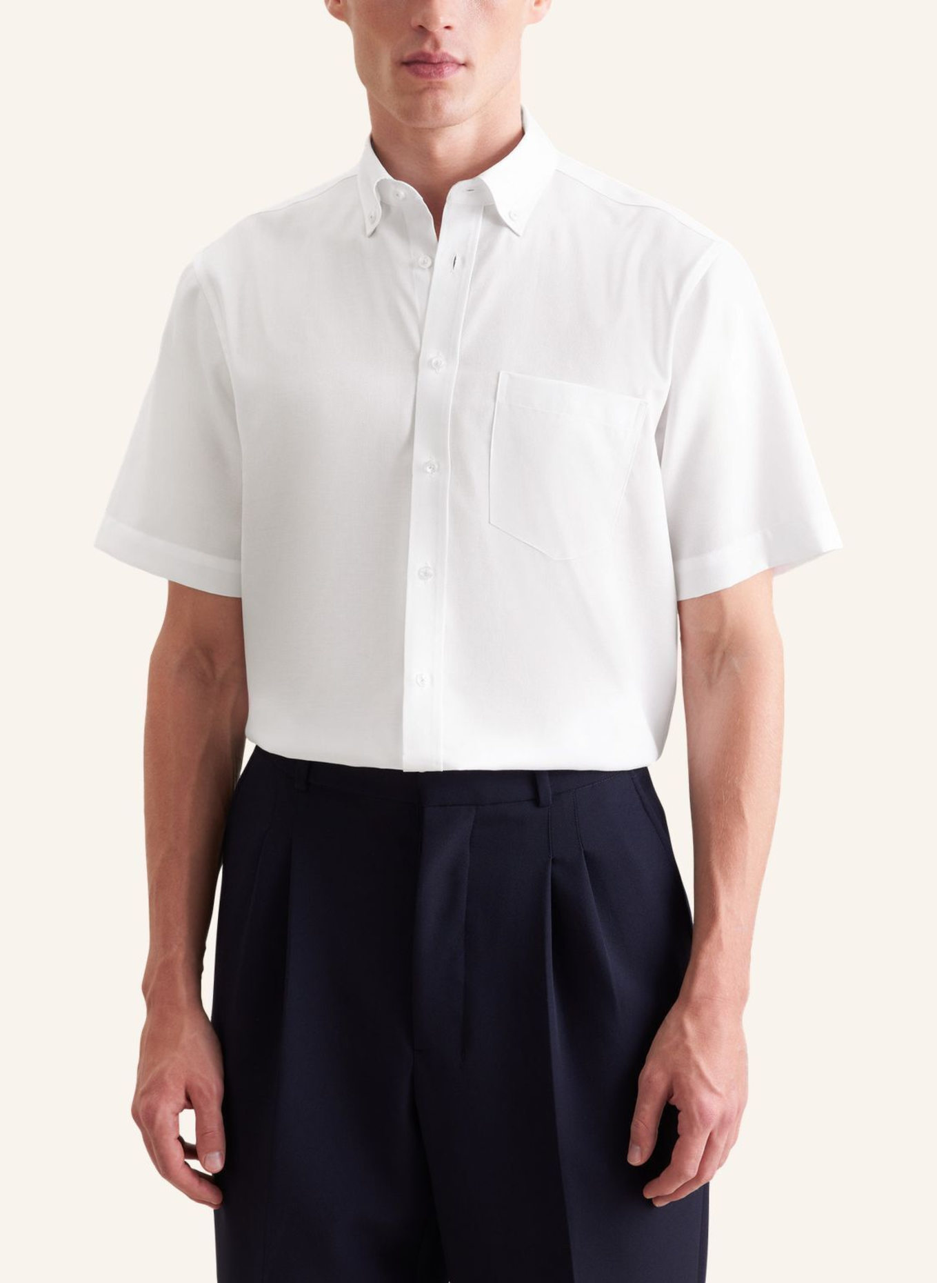seidensticker Regular-Fit Business Shirt: WHITE