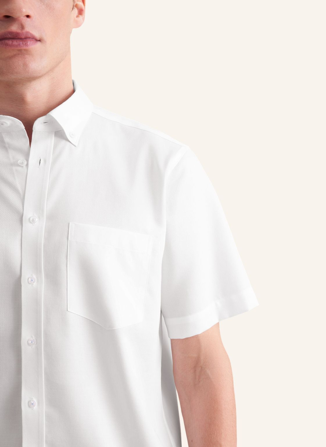 seidensticker Regular-Fit Business Shirt: WHITE