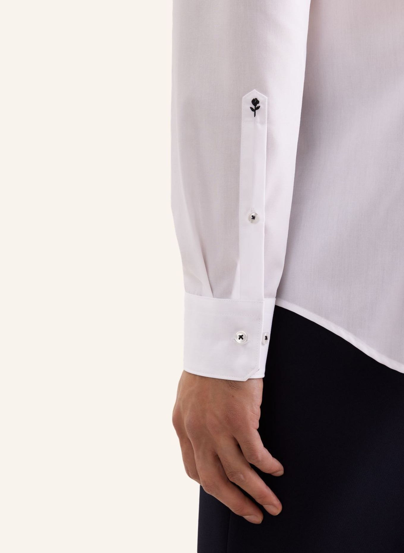 seidensticker Business Hemd Shaped Fit: WEISS