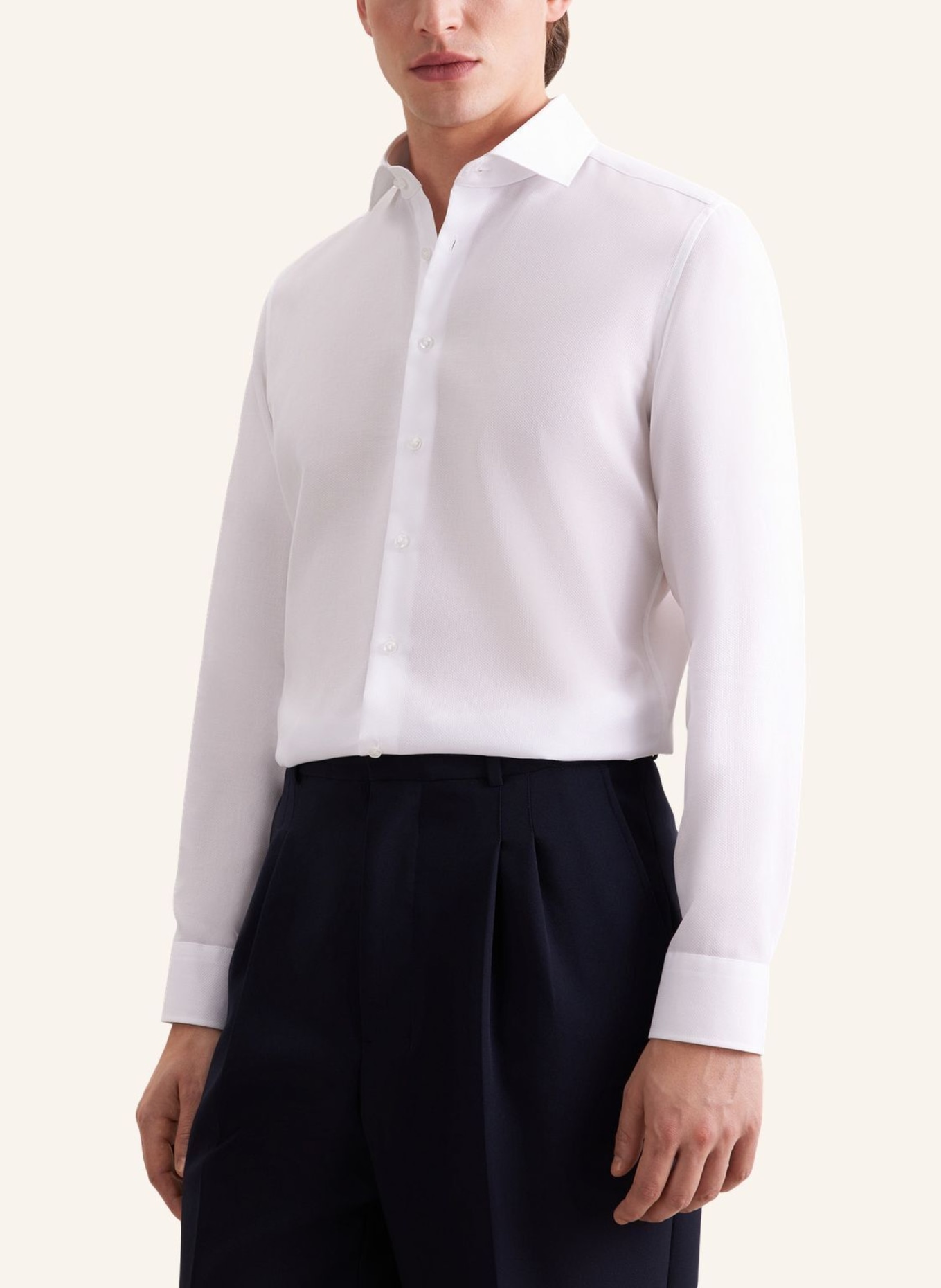seidensticker Business Hemd Shaped Fit: WEISS