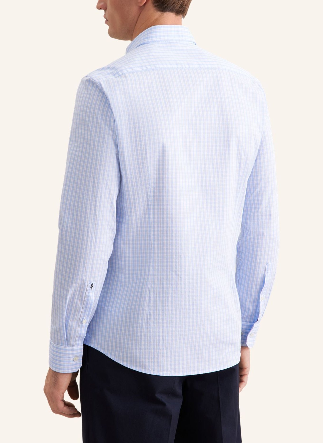 seidensticker Casual Hemd Slim Fit: HELLBLAU