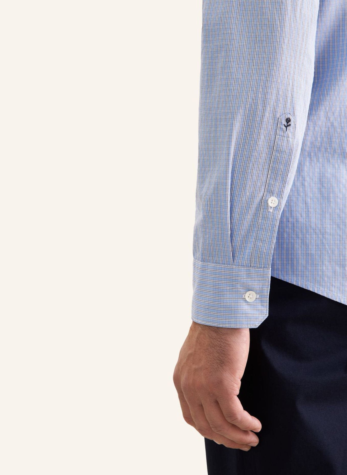 seidensticker Casual Hemd Slim Fit: HELLBLAU