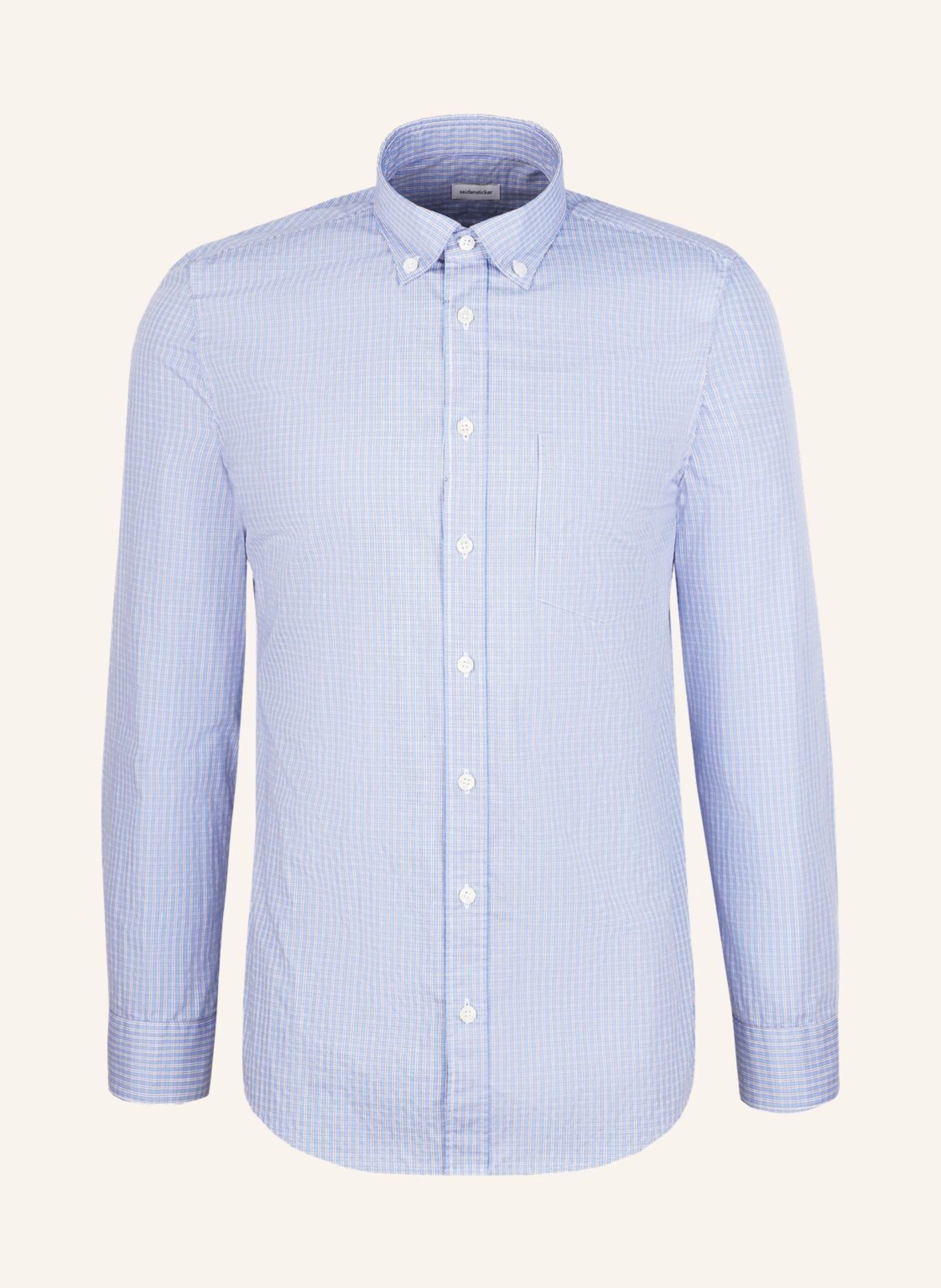 seidensticker Casual Hemd Slim Fit: HELLBLAU