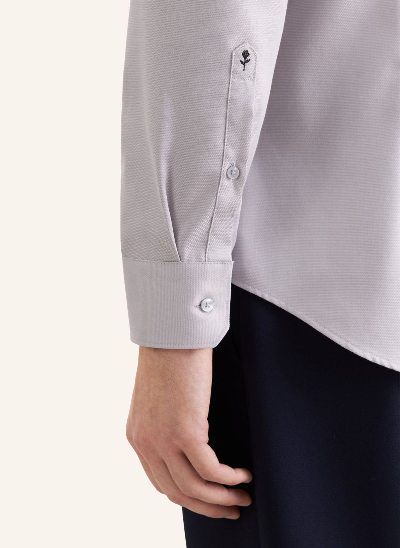 seidensticker Business Hemd Slim Fit: GRAU