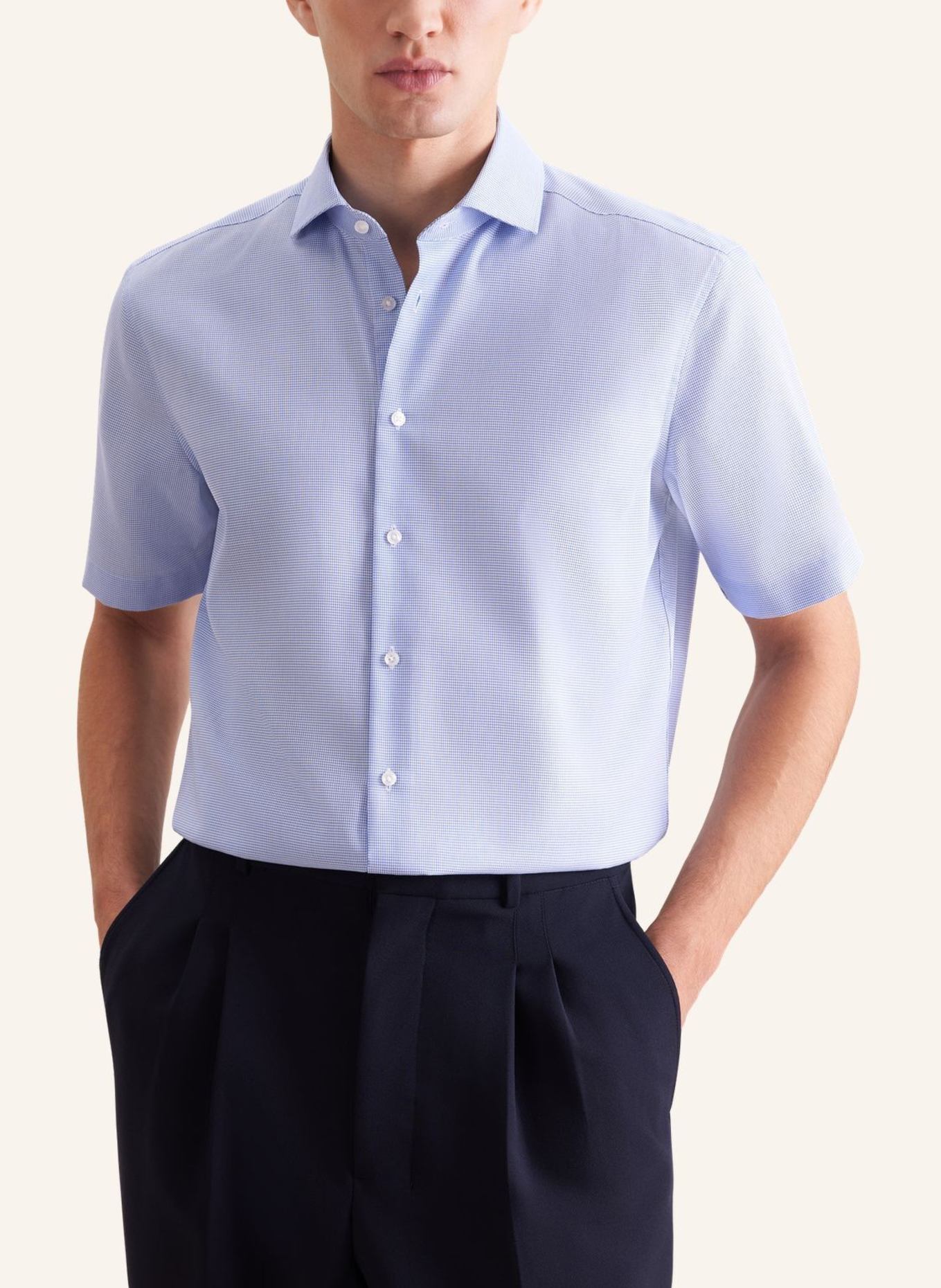 seidensticker Business Hemd Regular Fit: BLAU