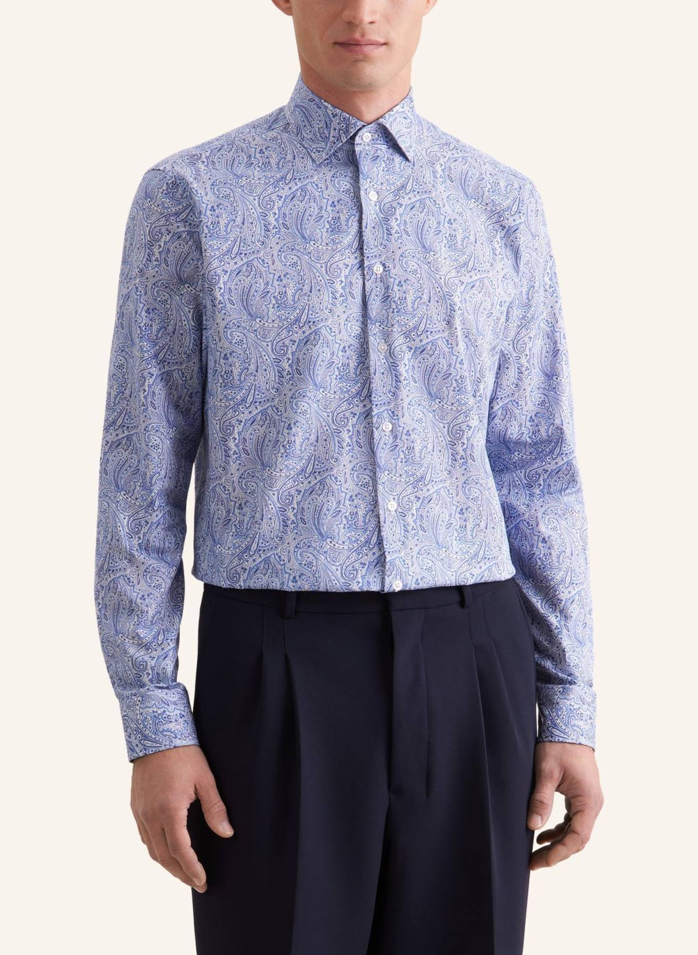 seidensticker Business Hemd Regular Fit: DUNKELBLAU