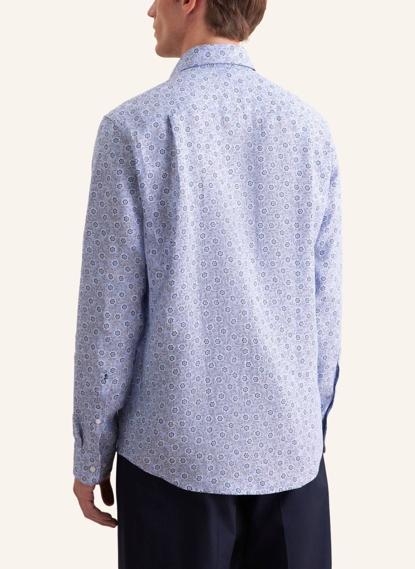 seidensticker Leinenhemd Regular Fit: BLAU