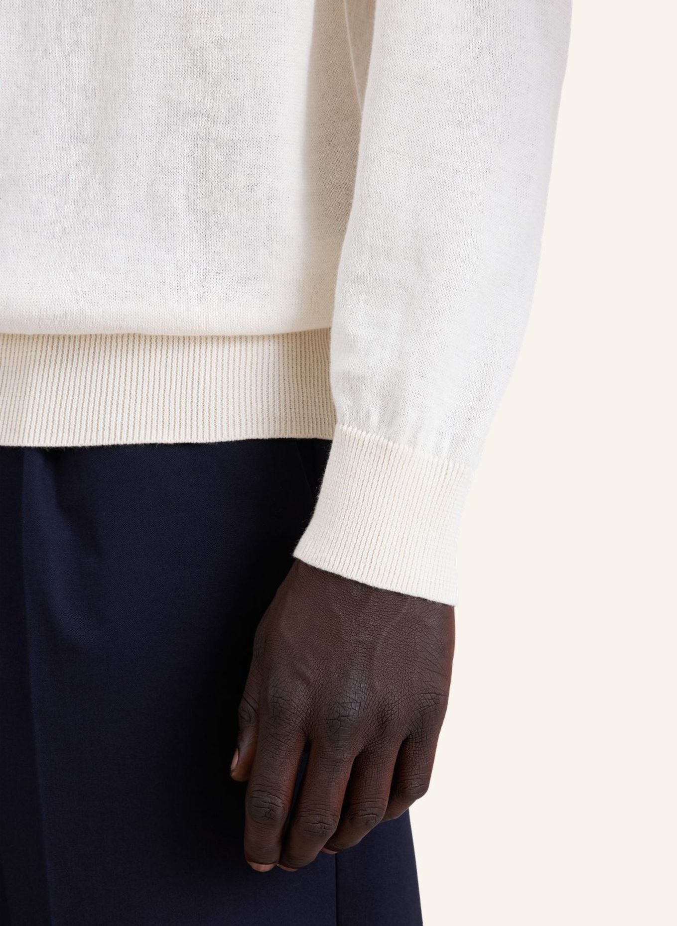 seidensticker Pullover Regular Fit: ECRU