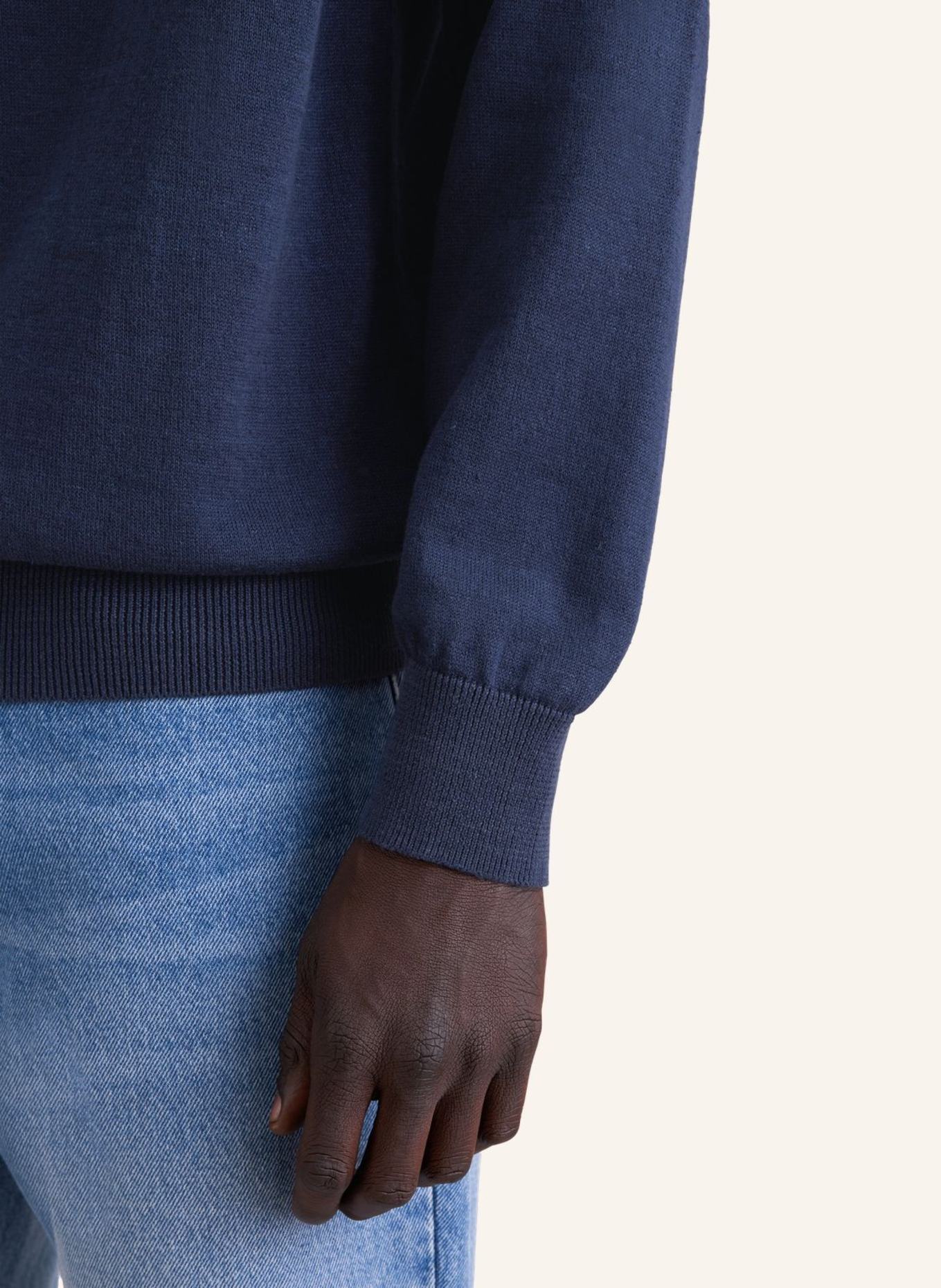 seidensticker Pullover Regular Fit: DUNKELBLAU