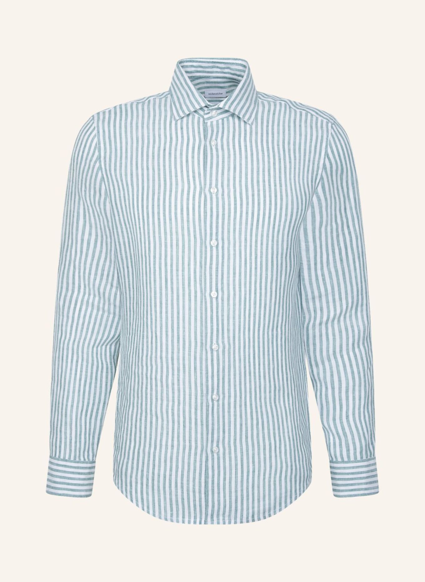 seidensticker Leinenhemd Slim Fit: TÜRKIS