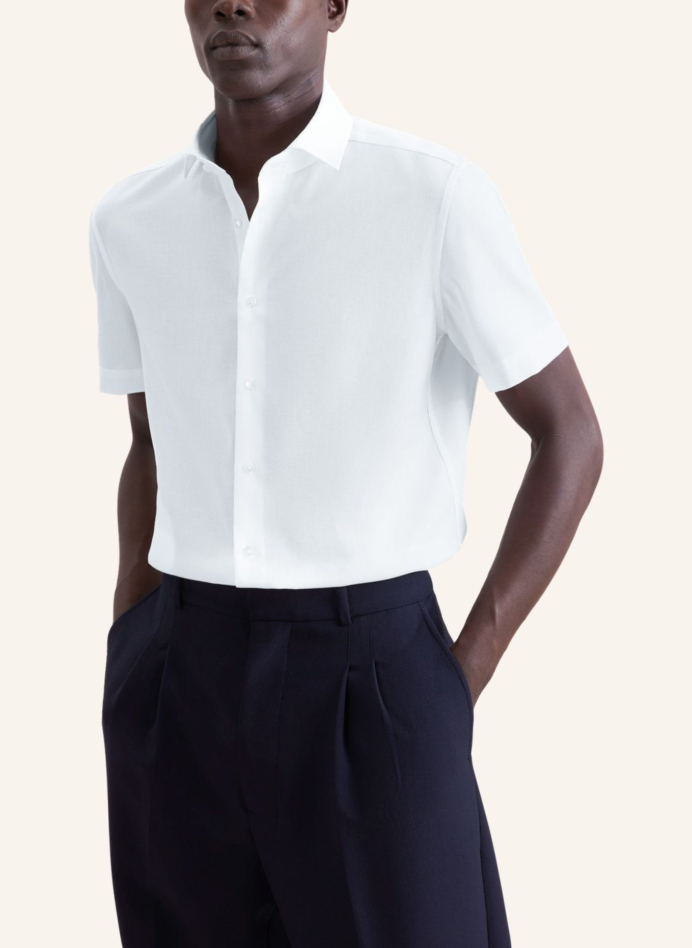 seidensticker Business Hemd Slim Fit: WEISS