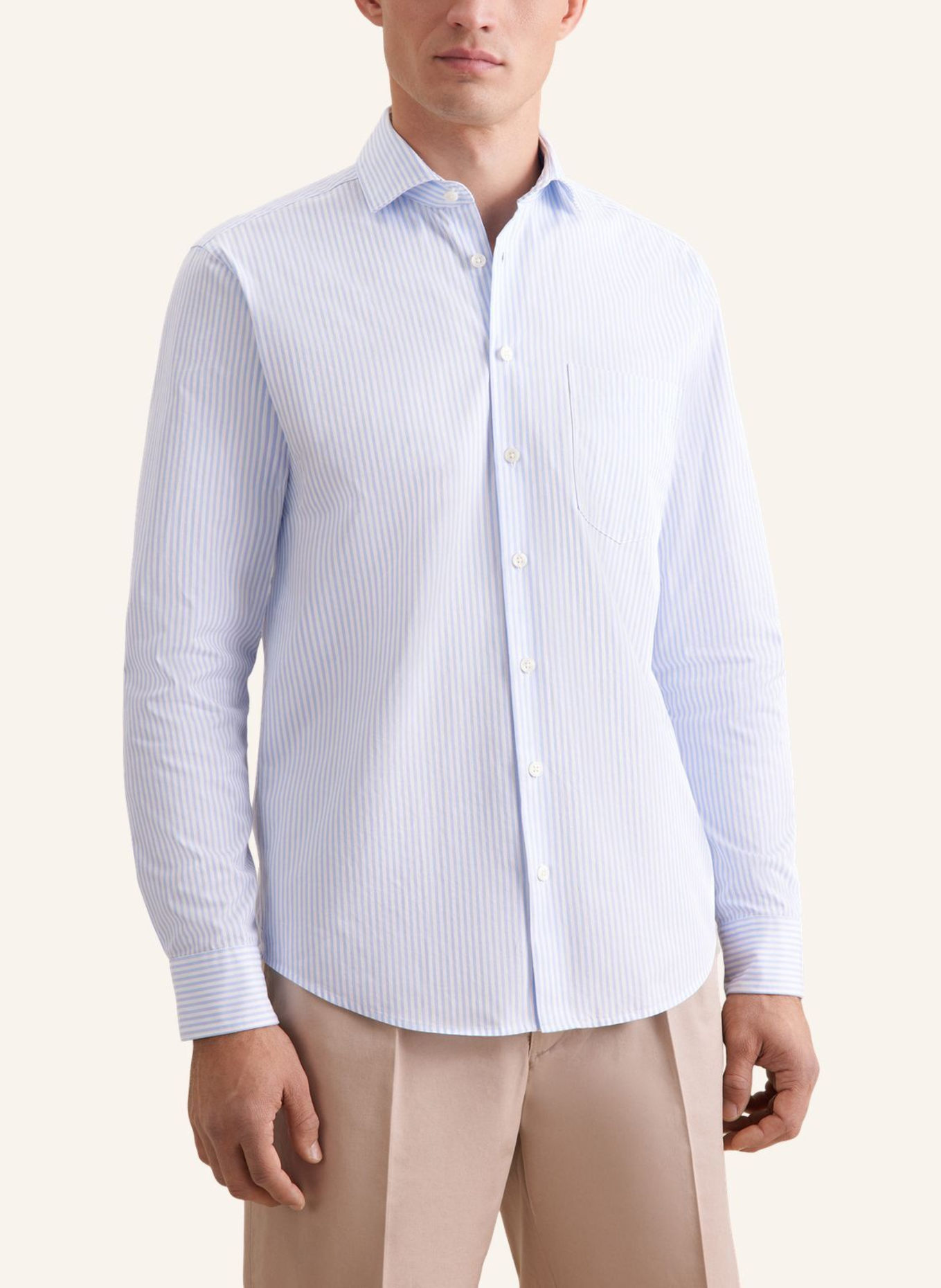 seidensticker Casual Hemd Regular Fit: HELLBLAU