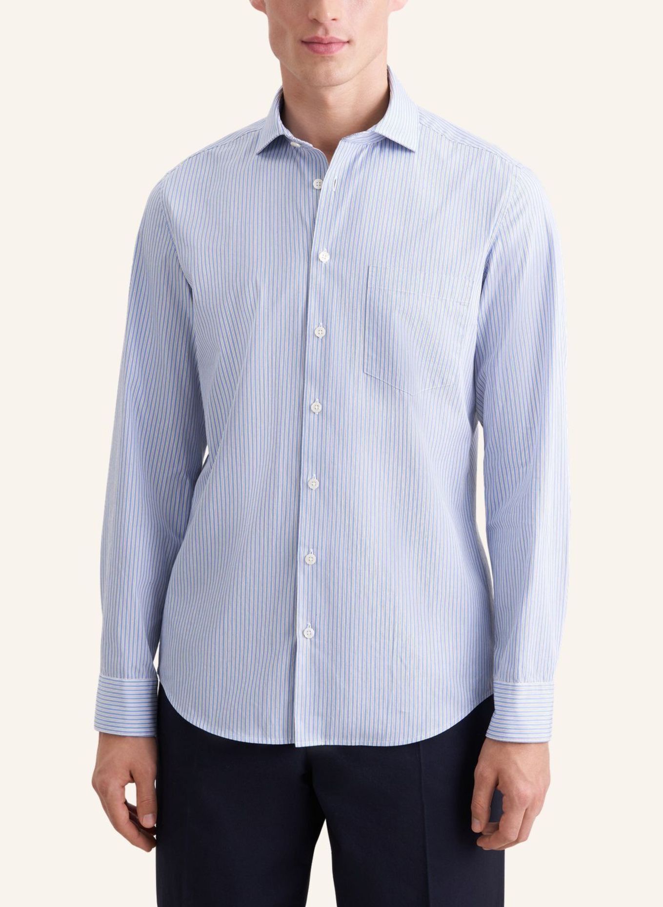 seidensticker Casual Hemd Slim Fit: HELLBLAU