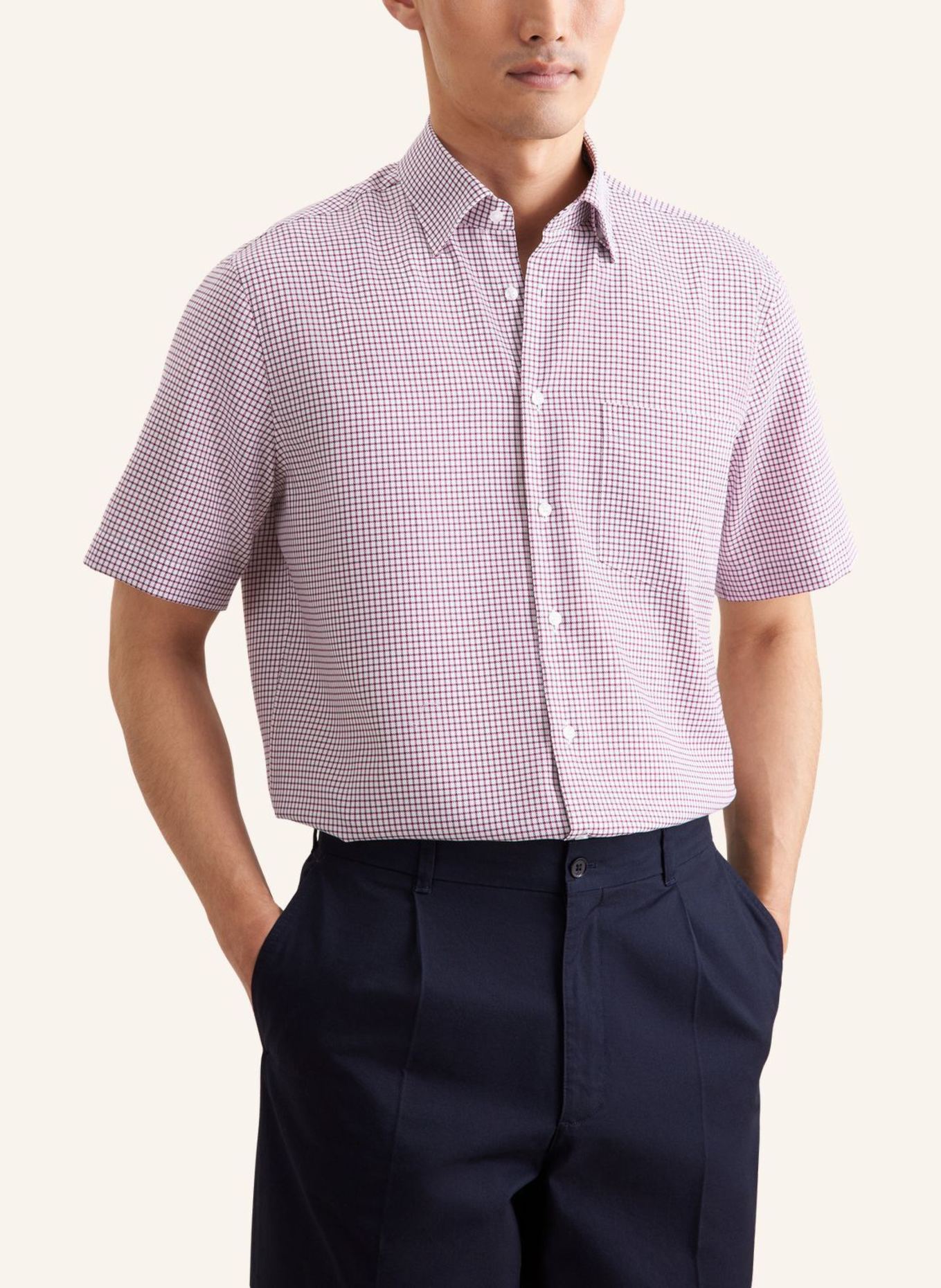 seidensticker Business Hemd Regular Fit: ROT