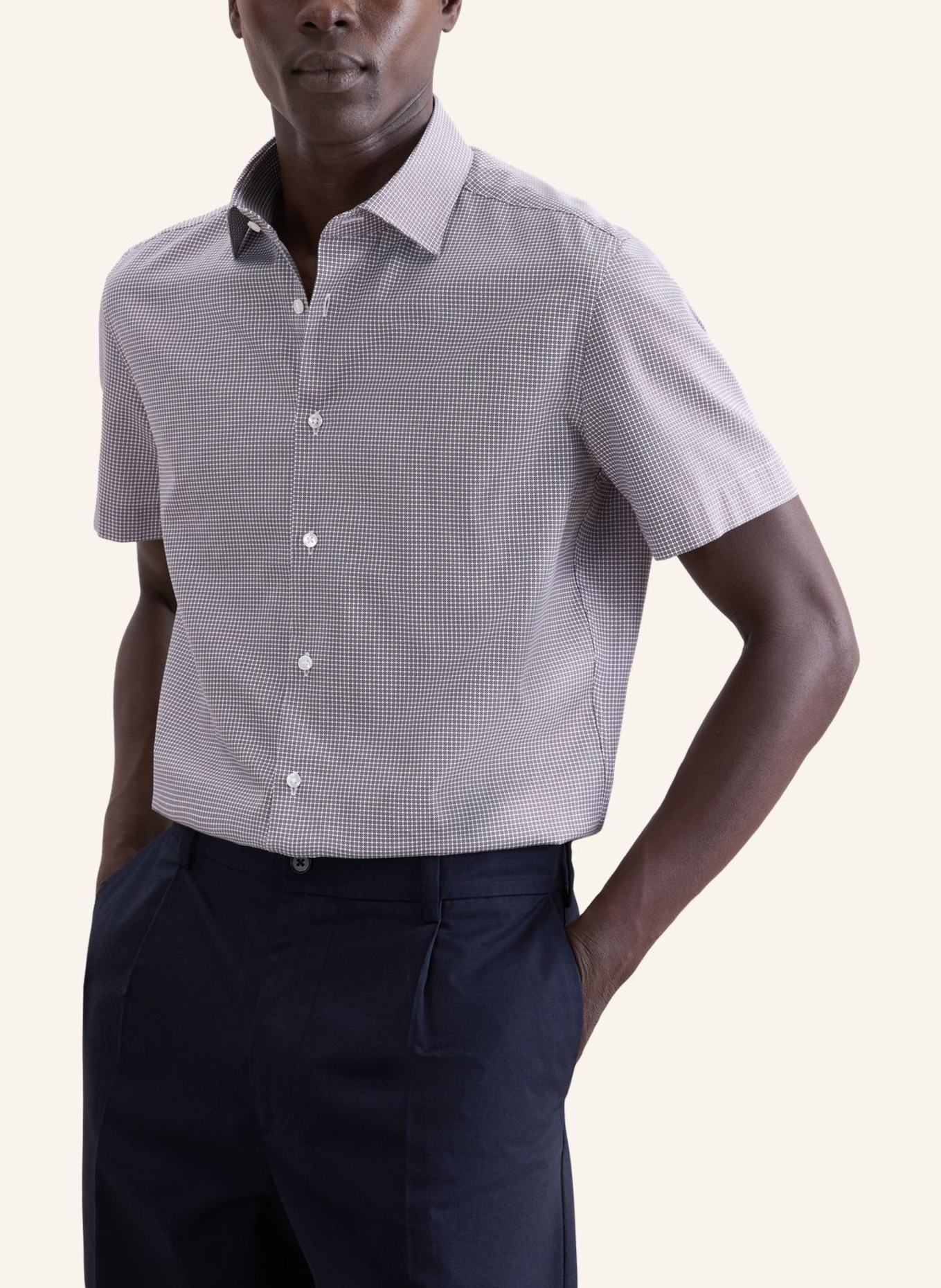 seidensticker Business Hemd Slim Fit: BEIGE