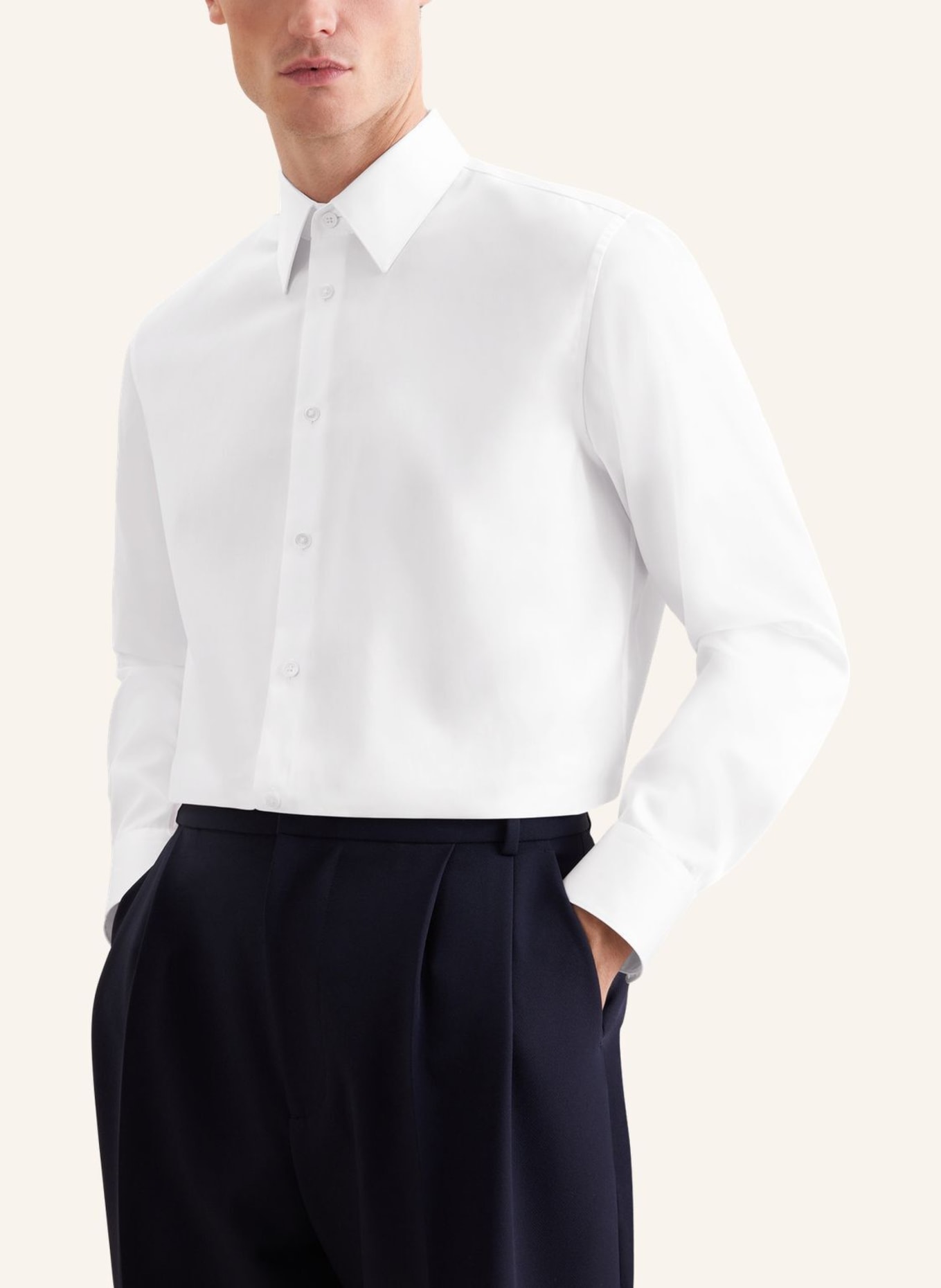 seidensticker Business Hemd Relaxed: WEISS